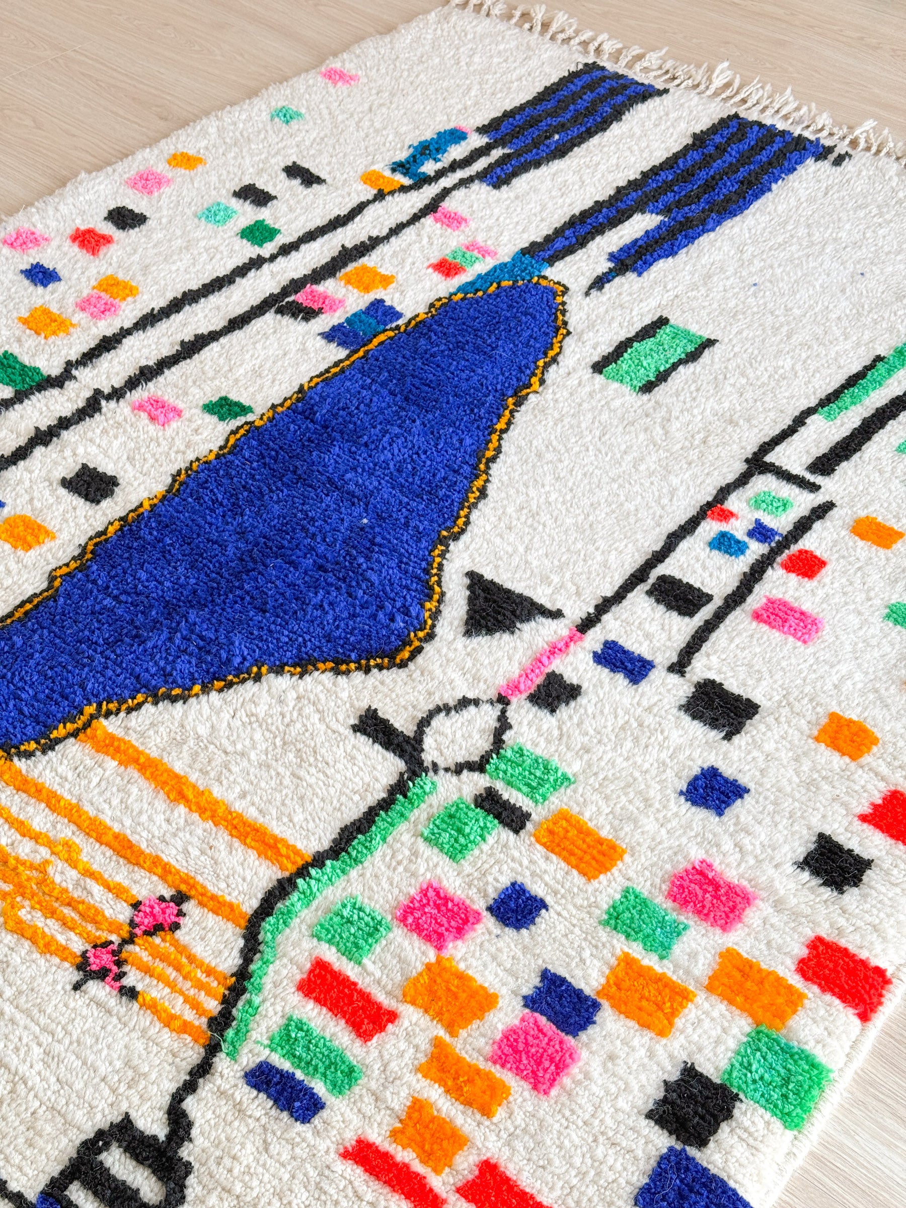 Tapis berbère coloré - n°1307