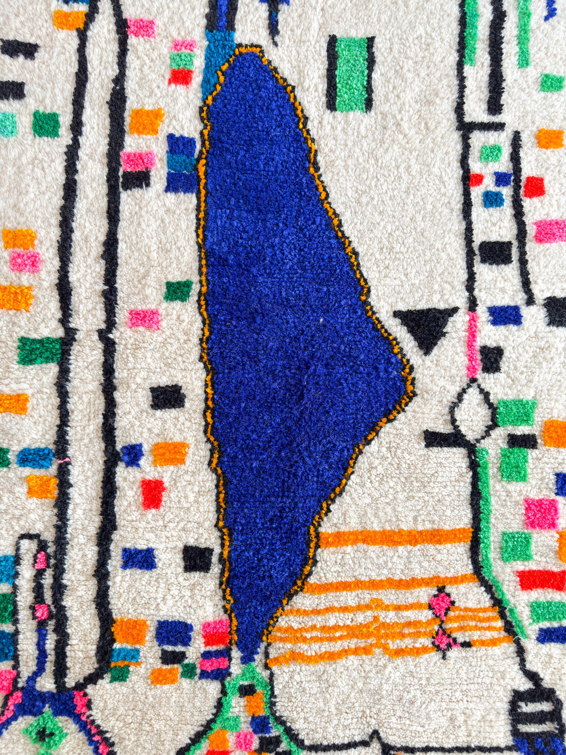 Tapis berbère coloré - n°1307