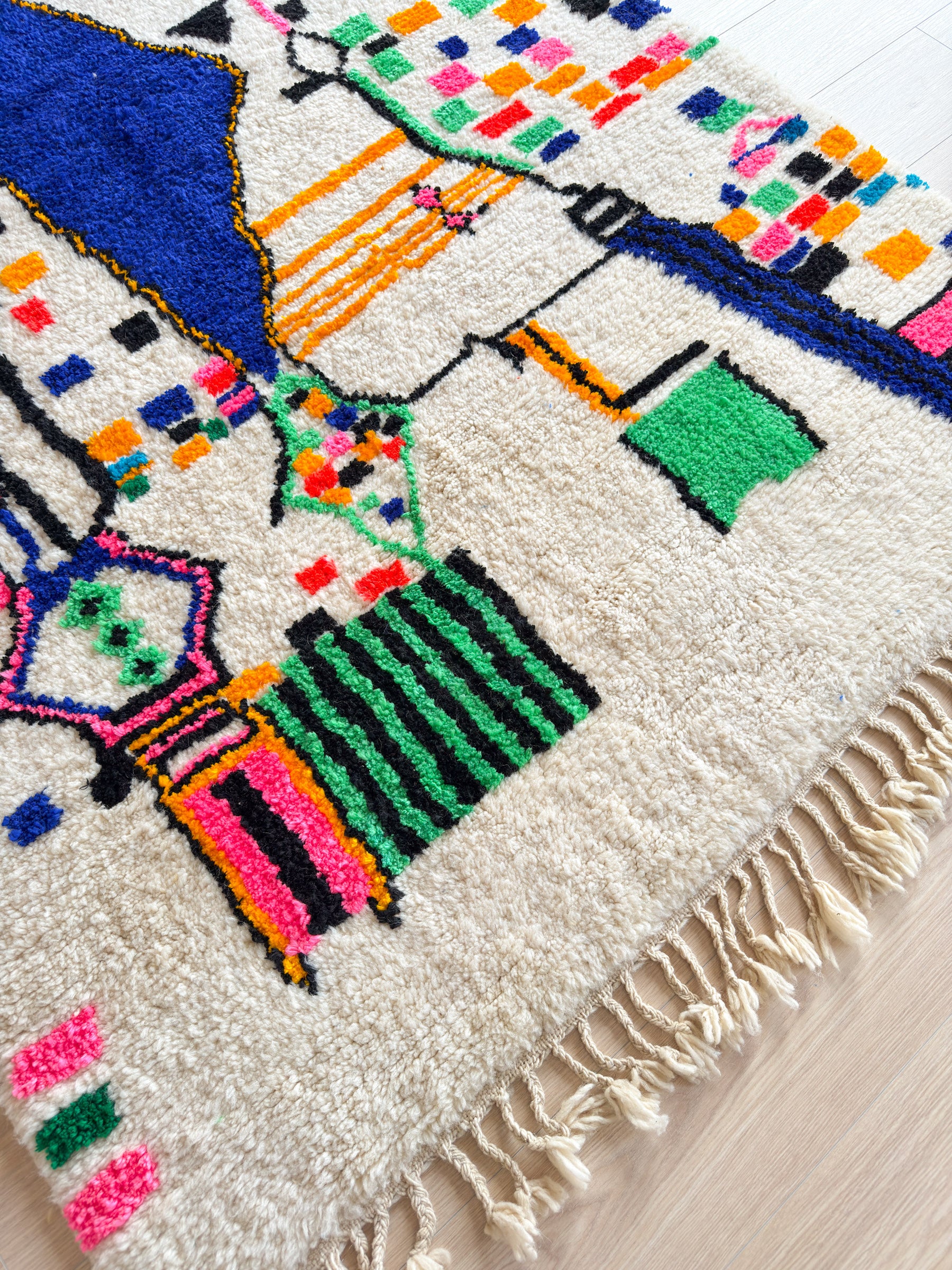 Tapis berbère coloré - n°1307