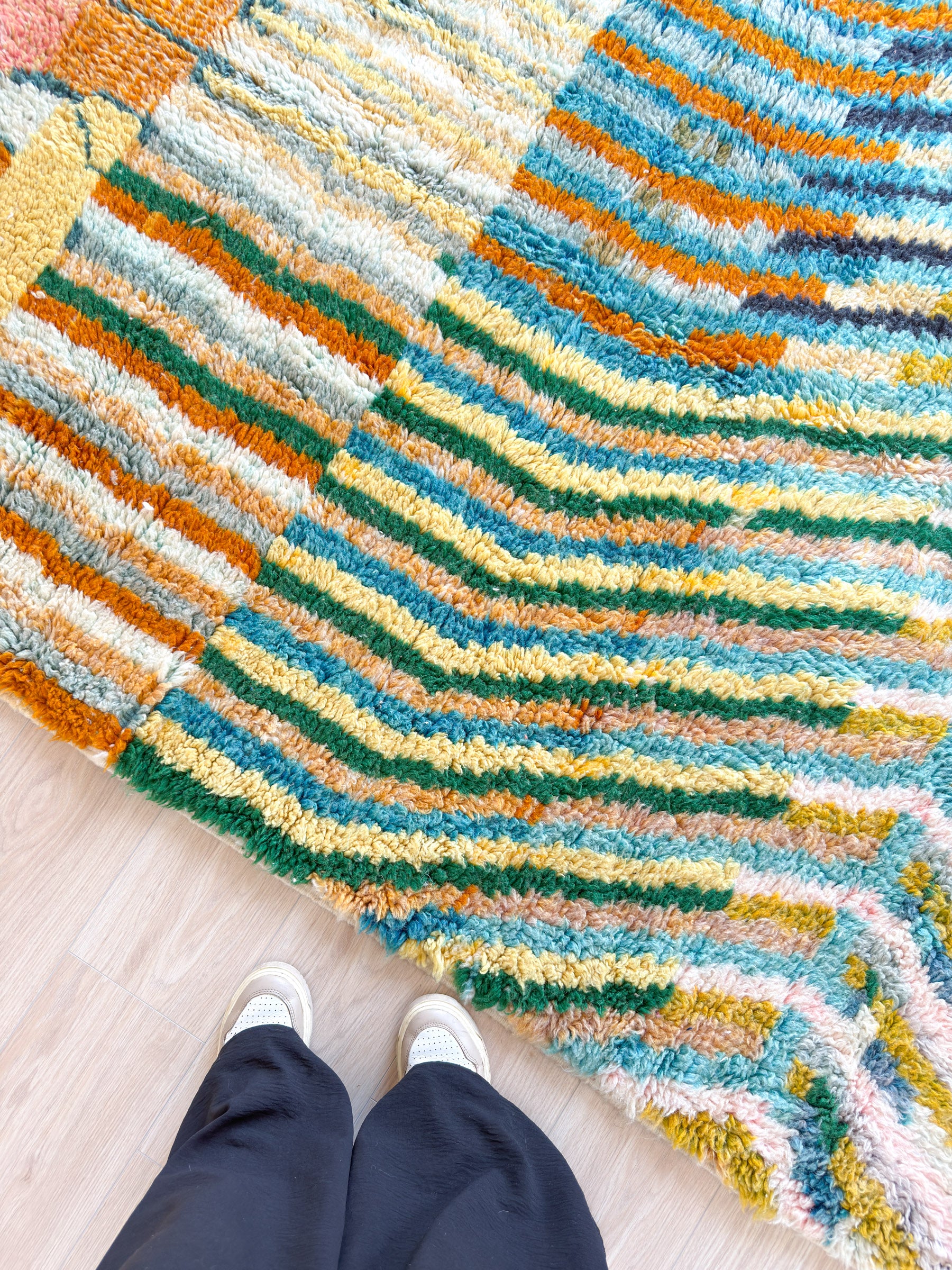 Tapis berbère coloré 160 x 263 cm - n°1908