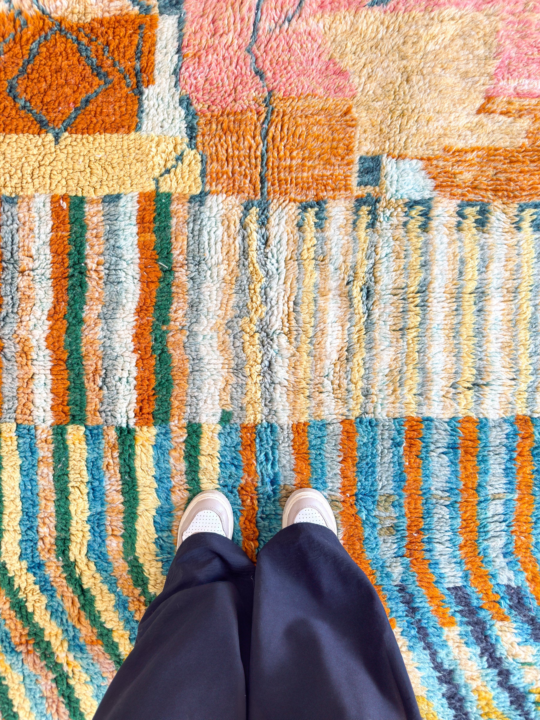 Tapis berbère coloré 160 x 263 cm - n°1908