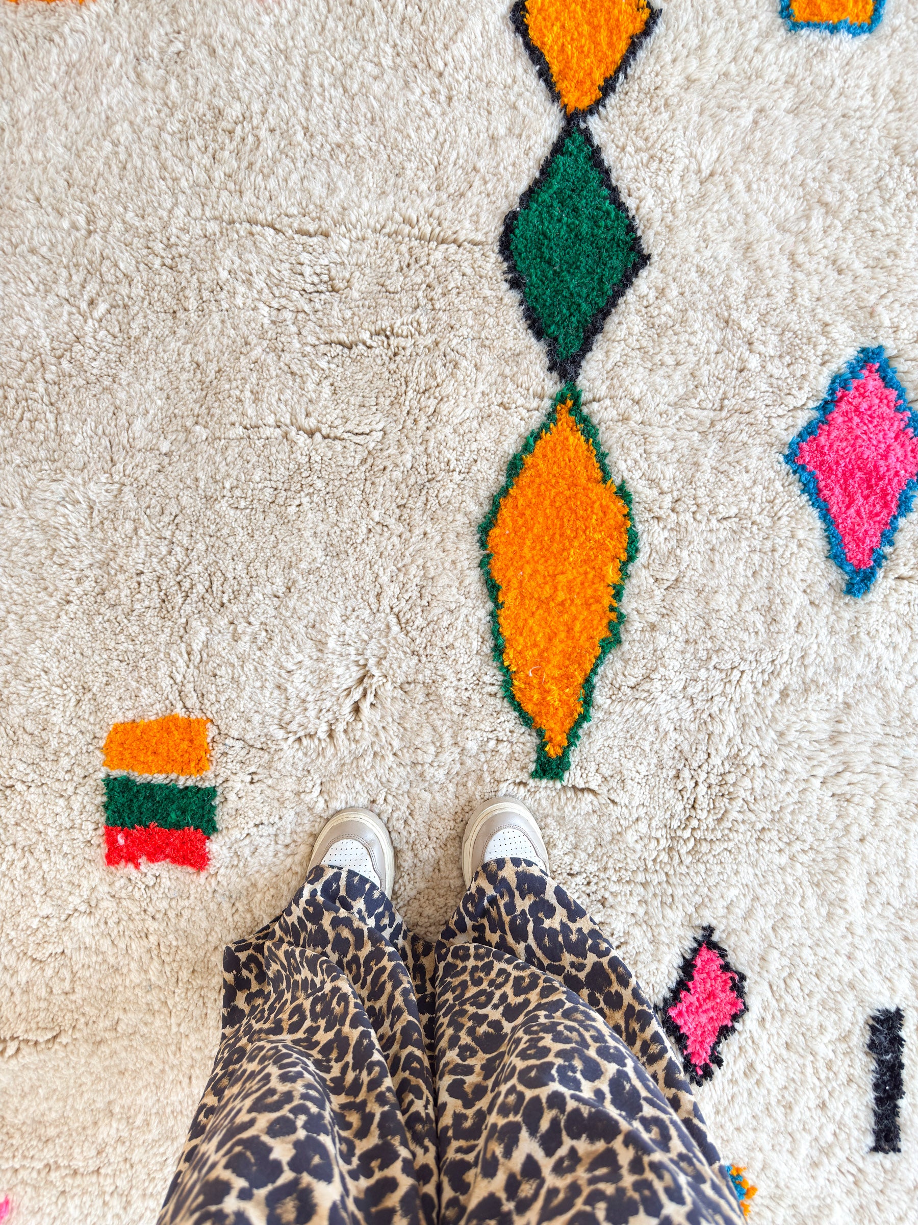 Tapis berbère coloré 199 x 340 cm - n°1907
