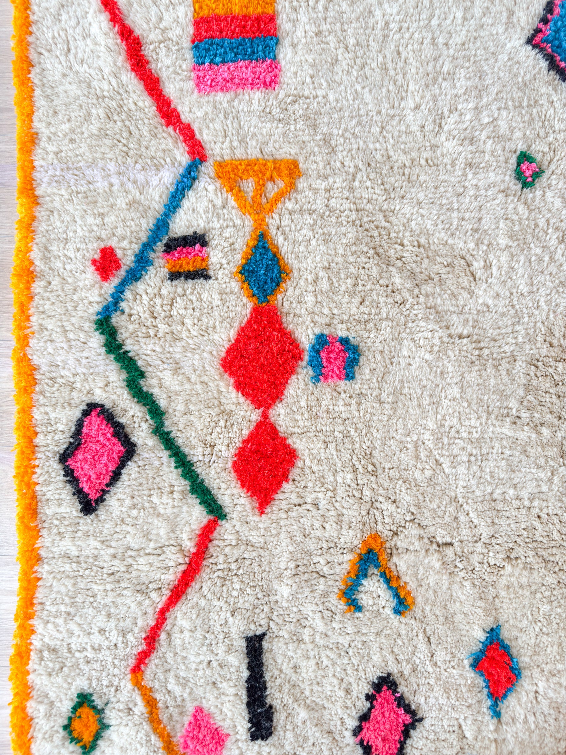 Tapis berbère coloré 199 x 340 cm - n°1907