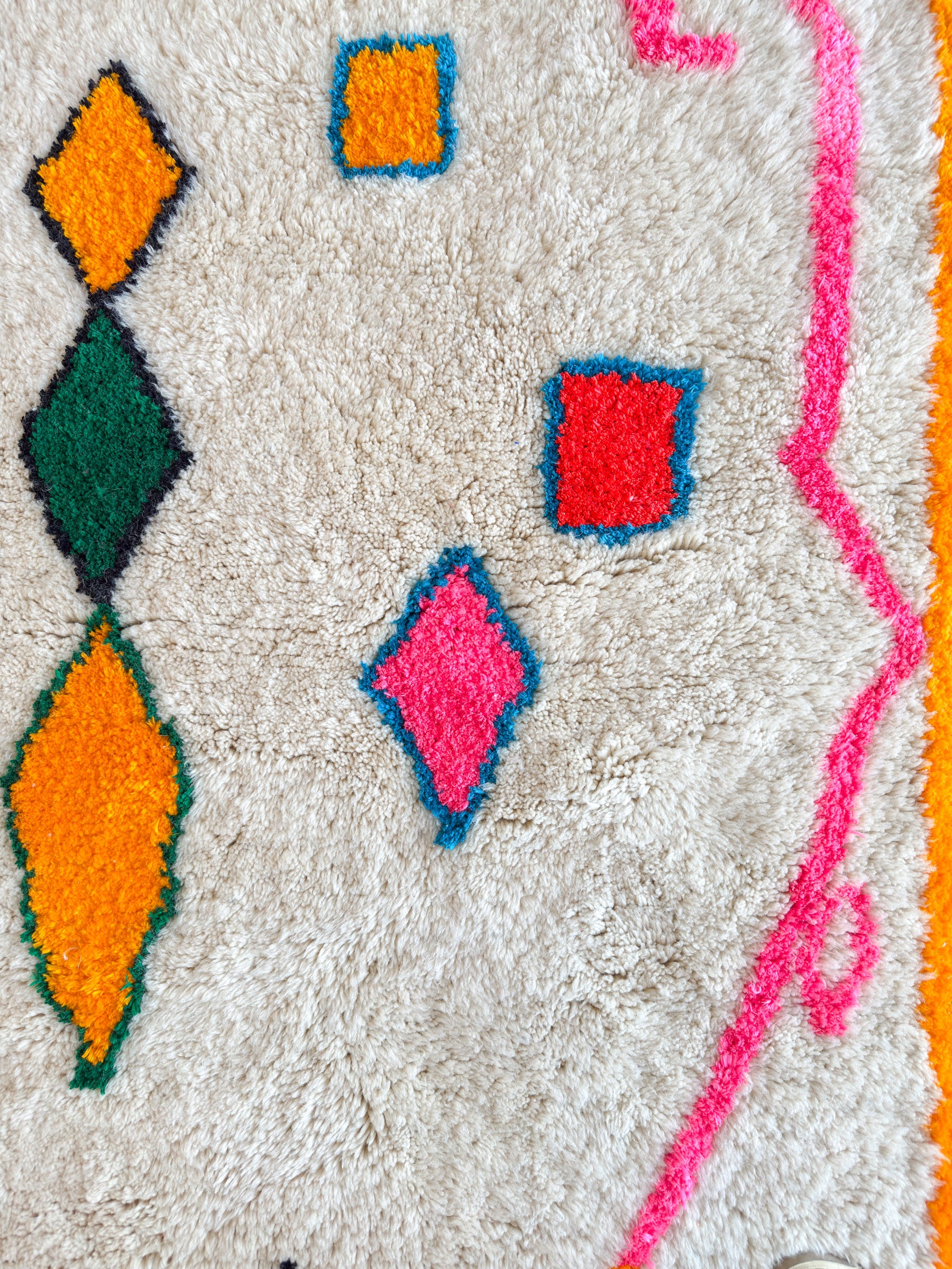 Tapis berbère coloré 199 x 340 cm - n°1907