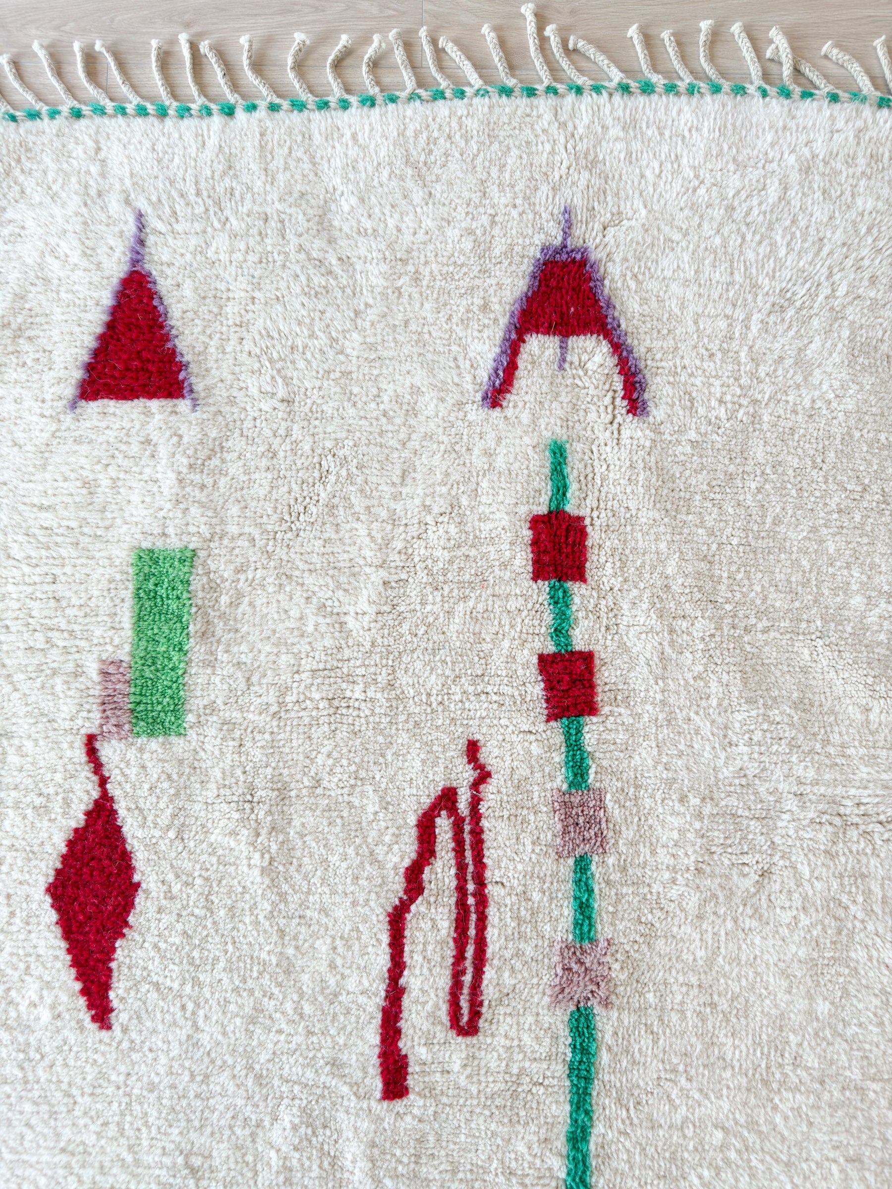 Tapis berbère coloré 150 x 279 cm - n°1943