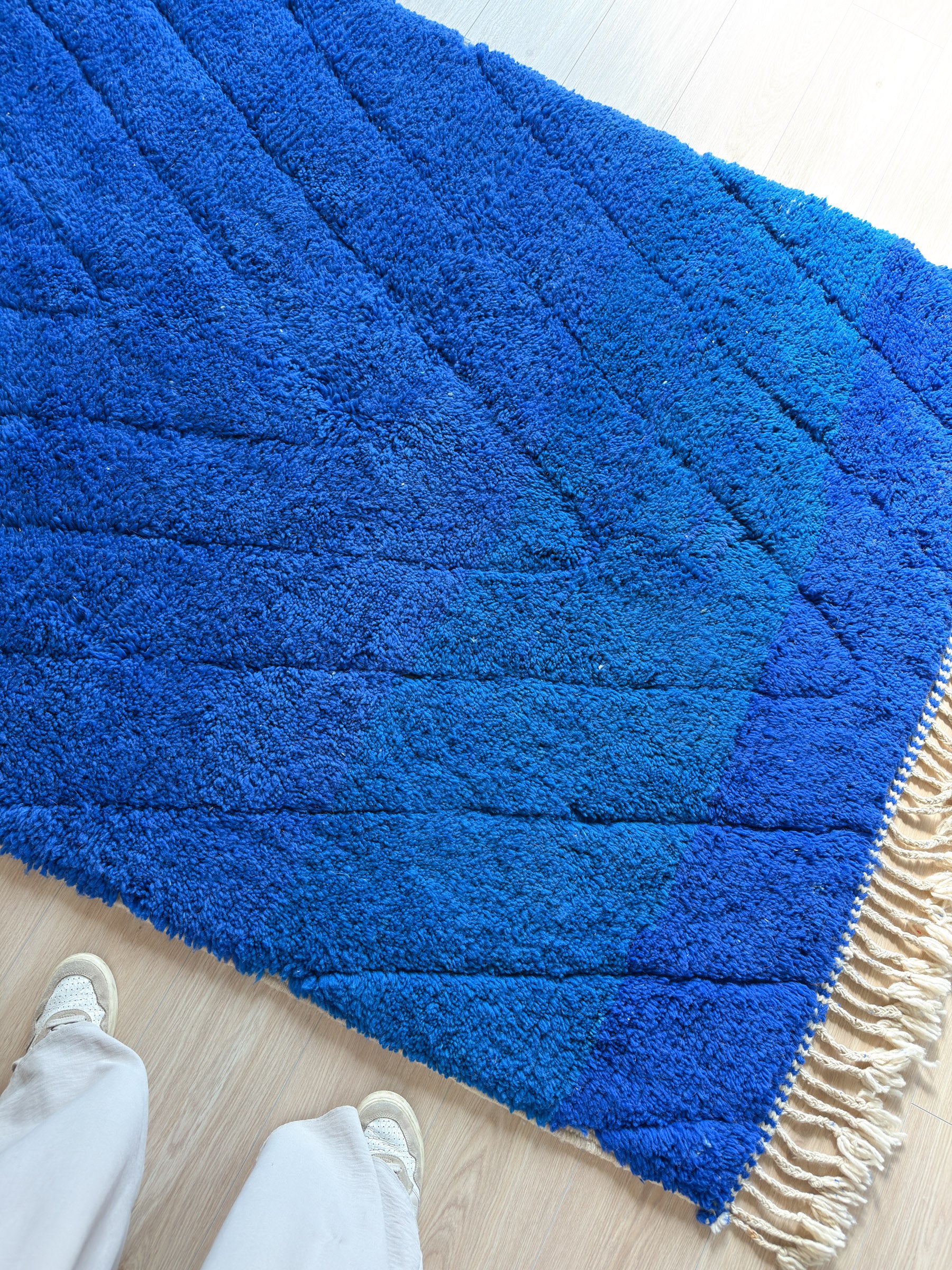 Farbenfroher Berberteppich 150 x 266 cm - Nr. 1779