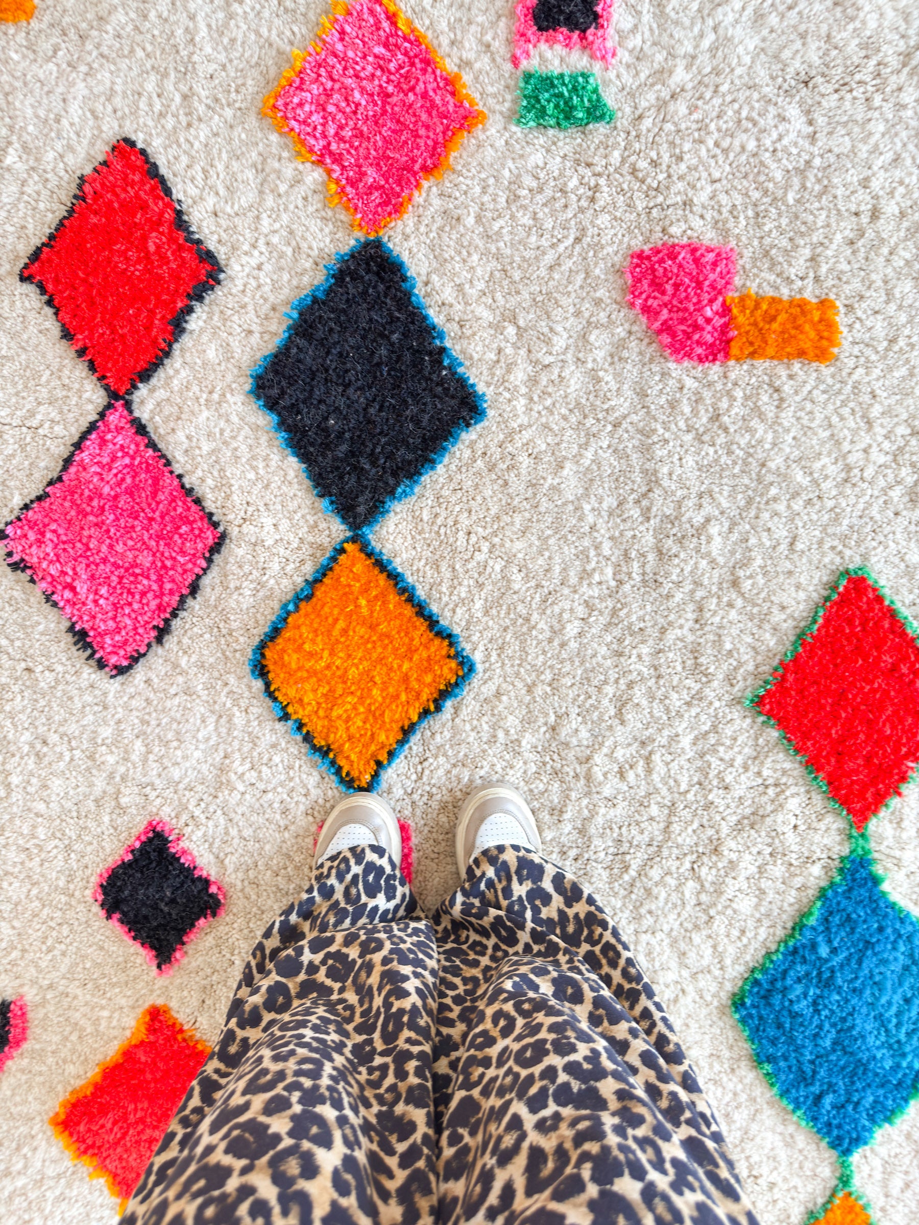 Tapis berbère coloré 207 x 324 cm - n°2185