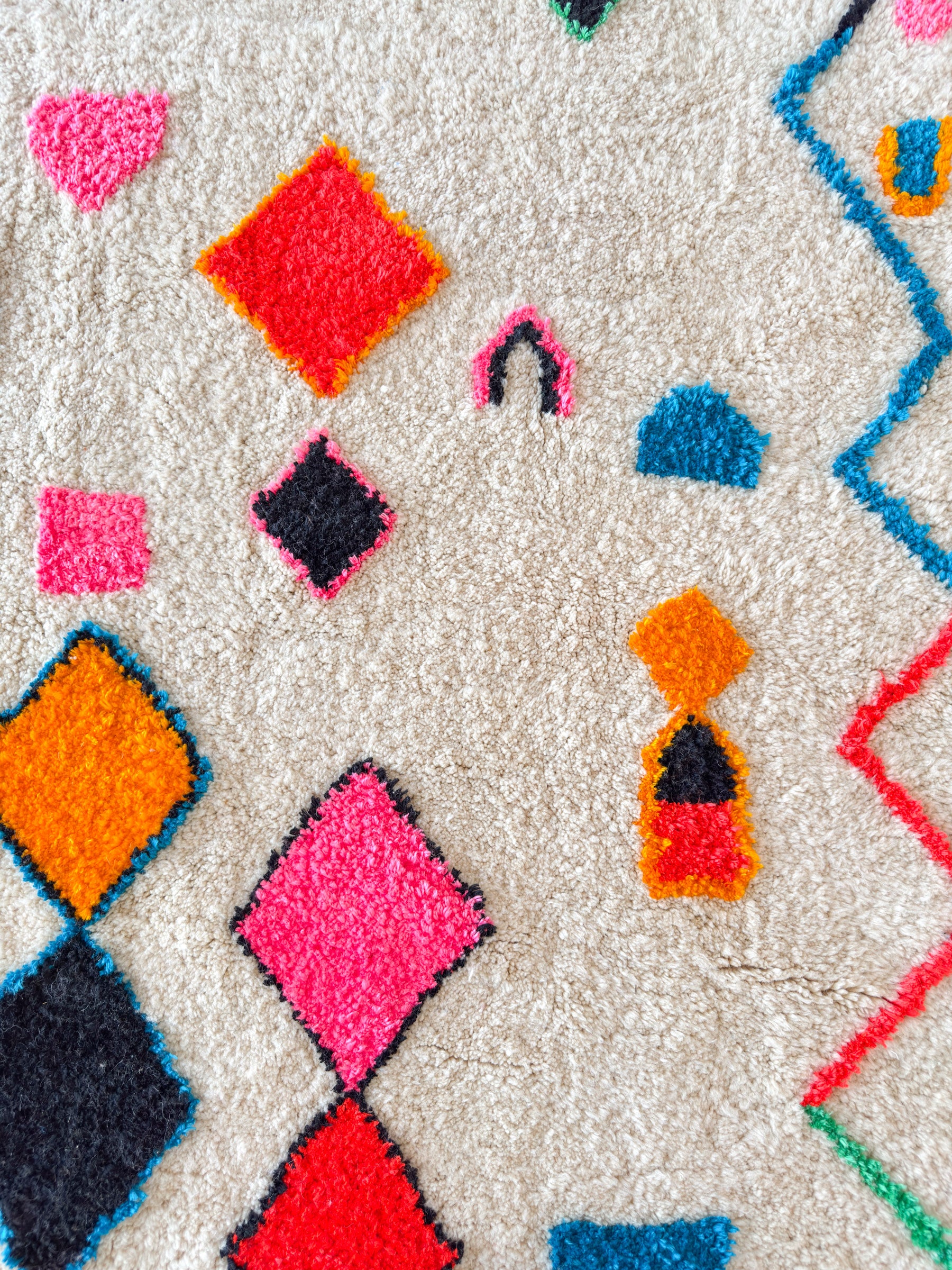 Tapis berbère coloré 207 x 324 cm - n°2185