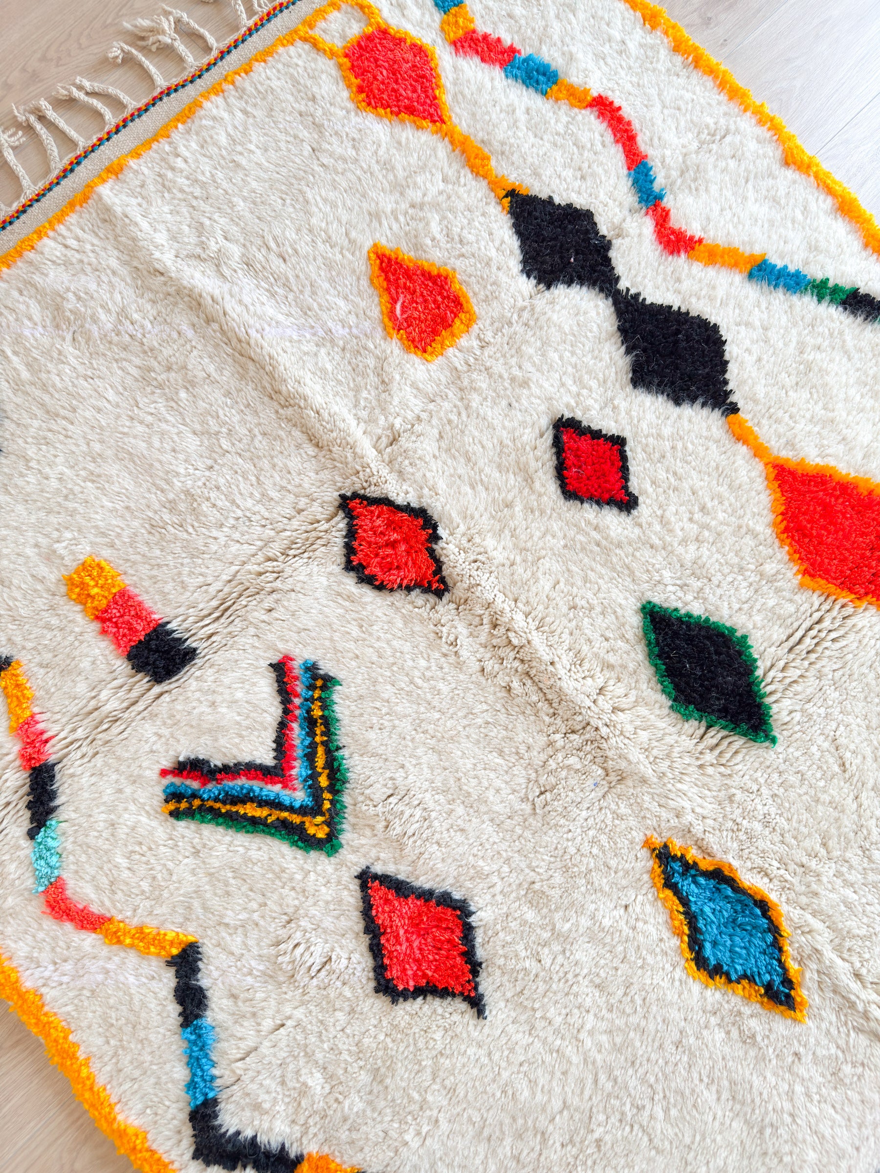 Tapis berbère coloré 150 x 276 cm - n°1622