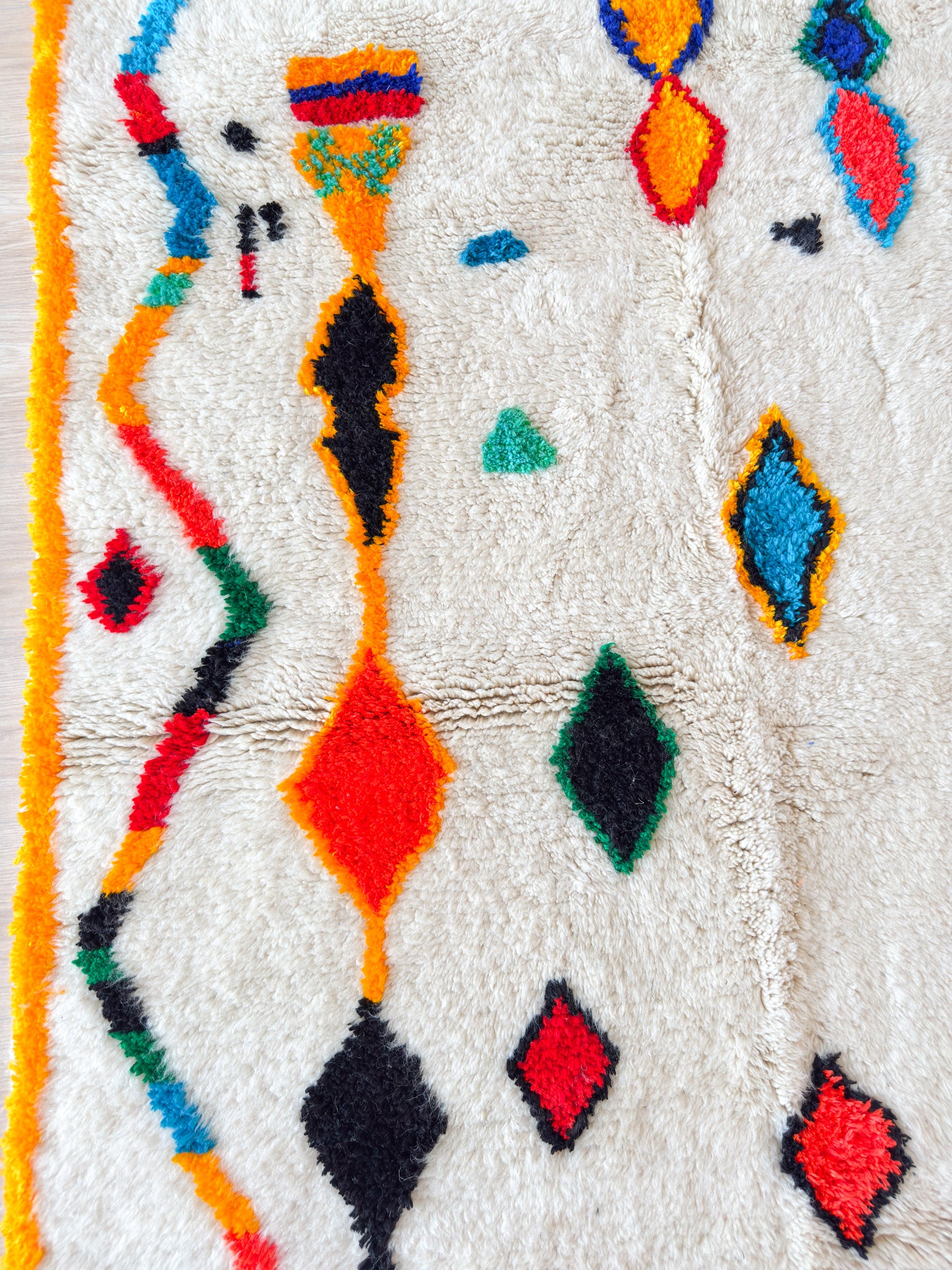 Tapis berbère coloré 150 x 276 cm - n°1622