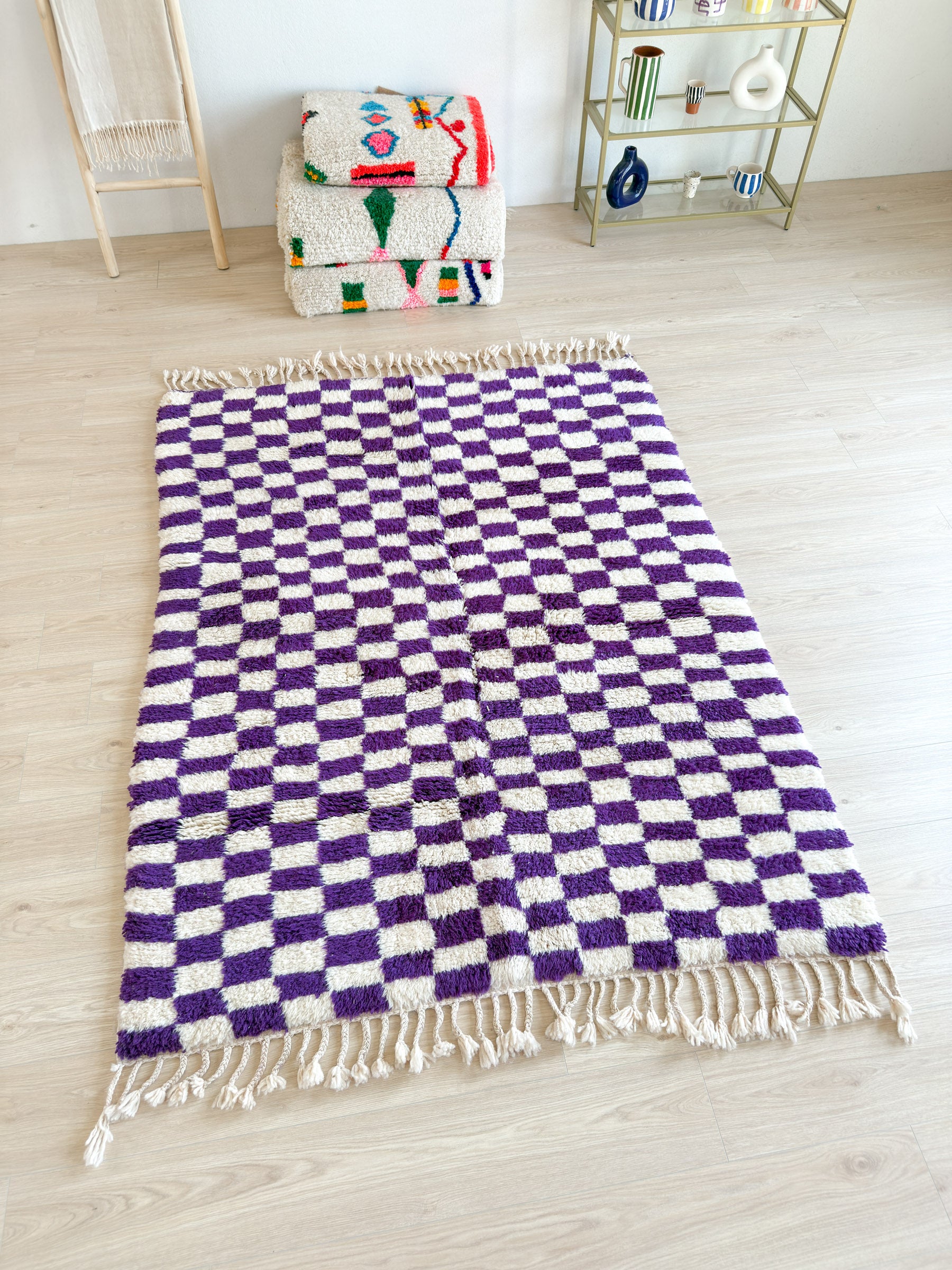 Tapis berbère coloré 158 x 217 cm - n°1574