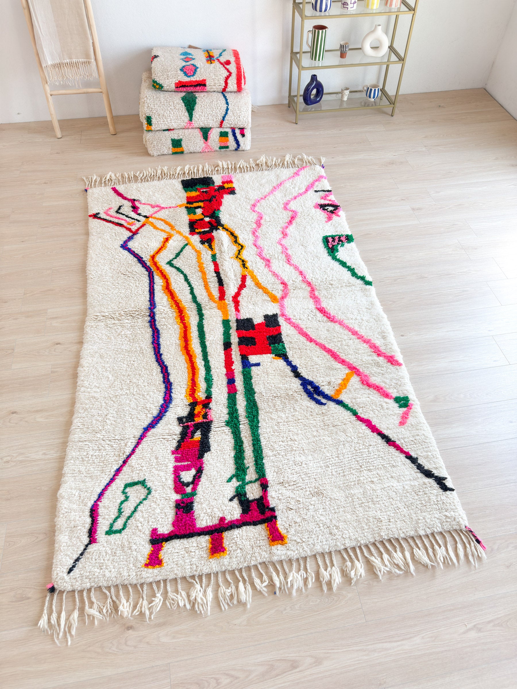 Bunter Berberteppich 157 x 267 cm – Nr. 1783