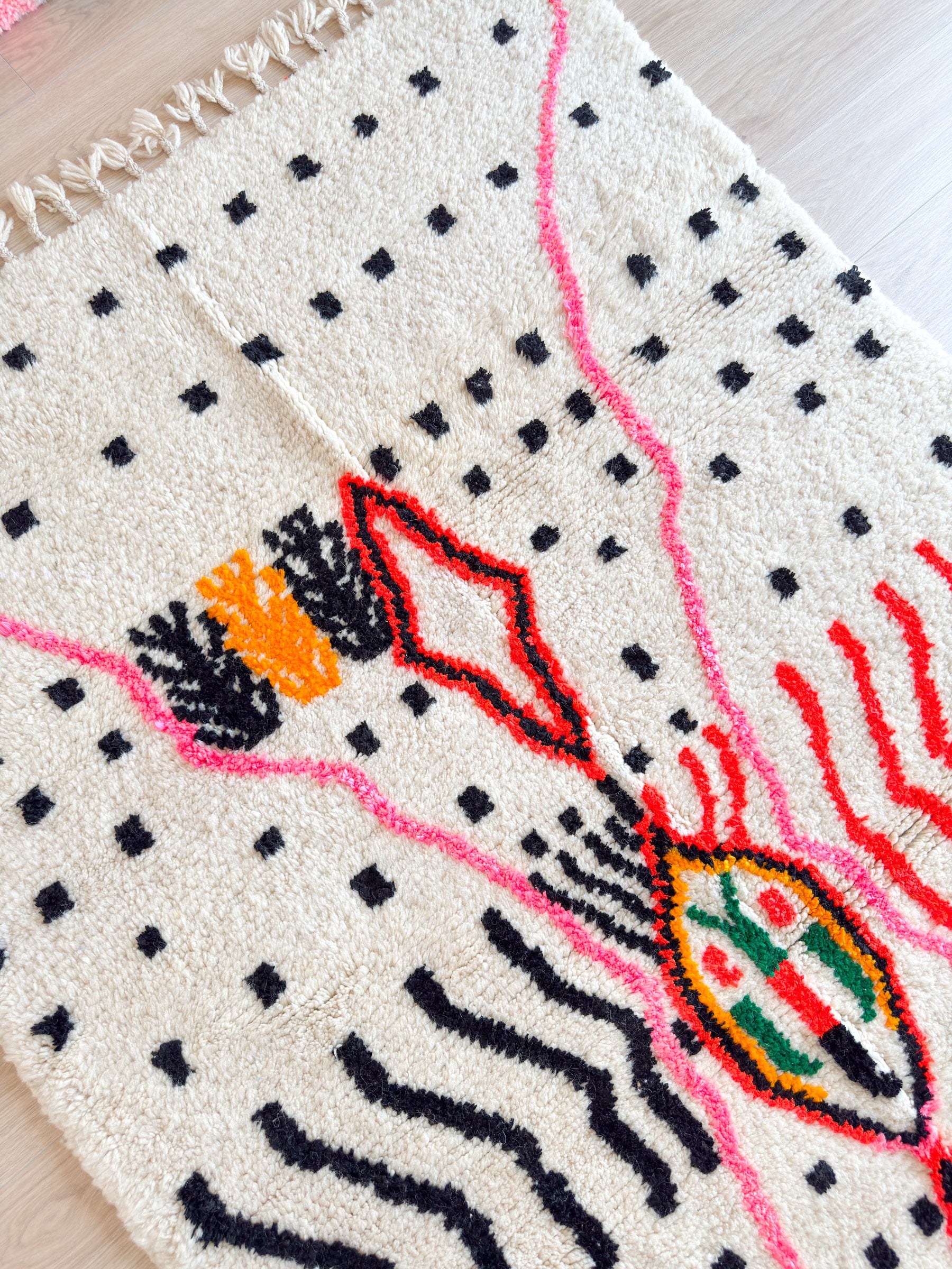 Colorful Berber rug 154 x 268 cm - n°1715