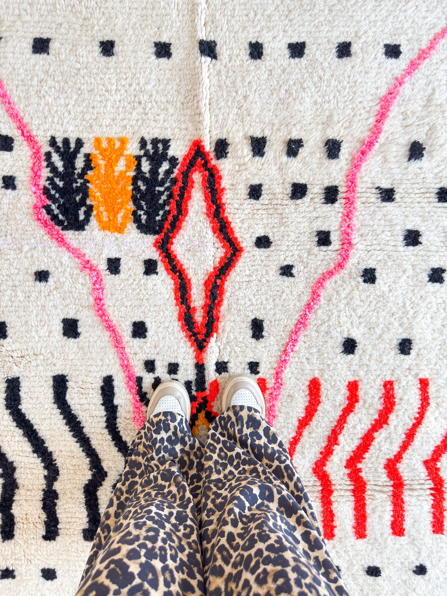 Colorful Berber rug 154 x 268 cm - n°1715