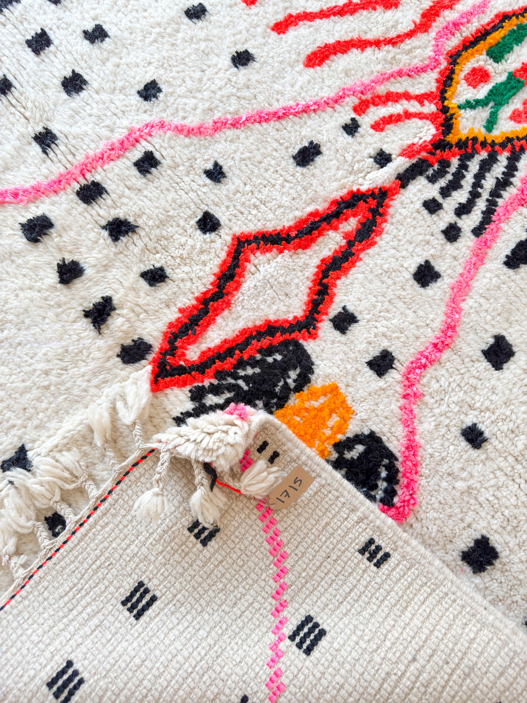 Colorful Berber rug 154 x 268 cm - n°1715