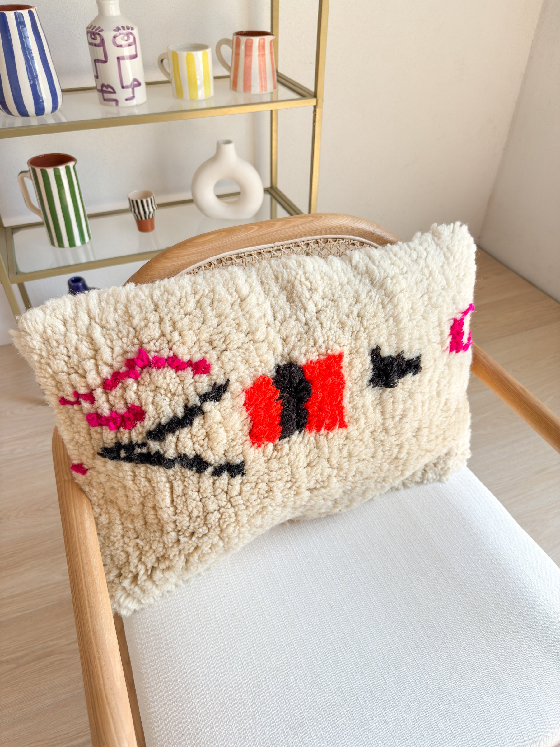 Colorful Berber cushion no. 17