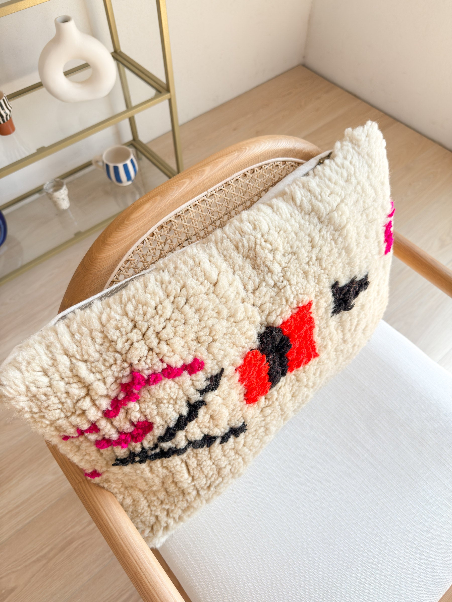 Colorful Berber cushion no. 17