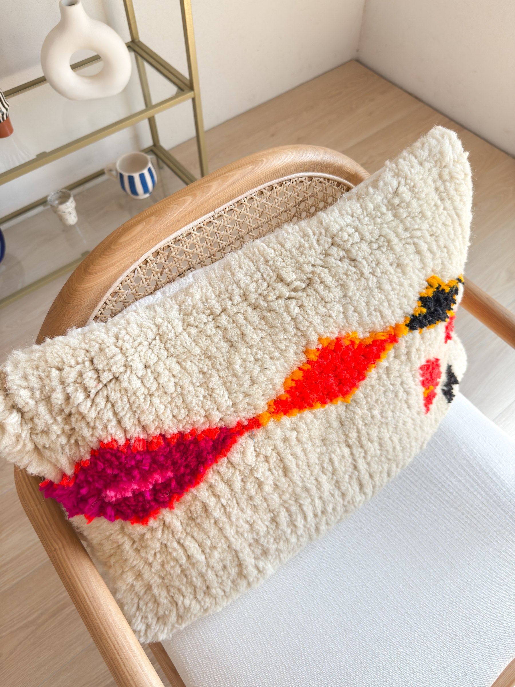 Colorful Berber cushion no. 13