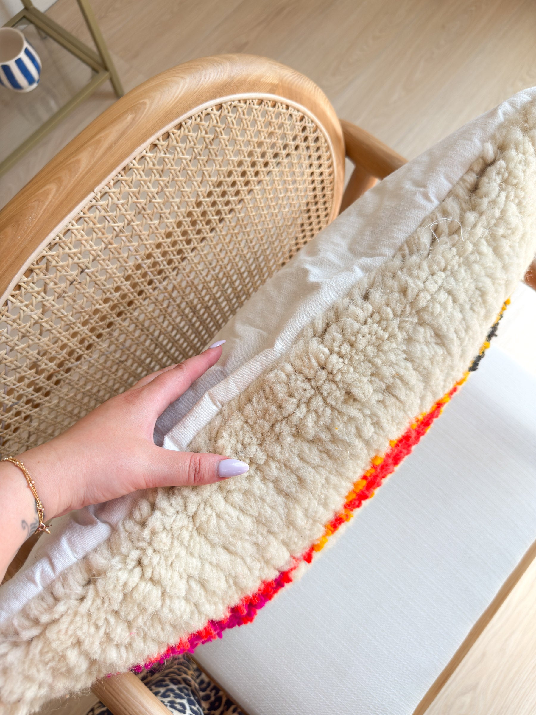 Colorful Berber cushion no. 13