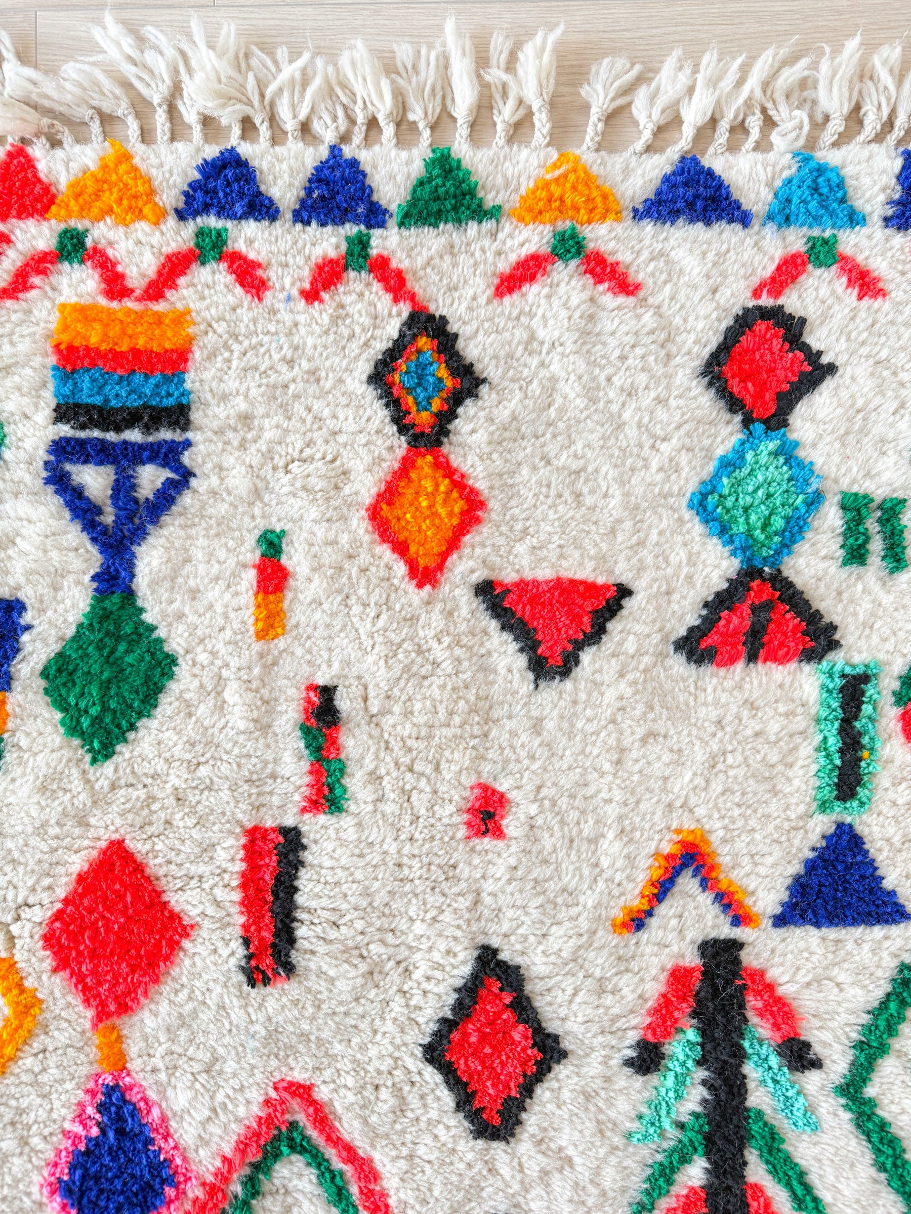 Colorful Berber rug 83 x 133 cm - n°1975