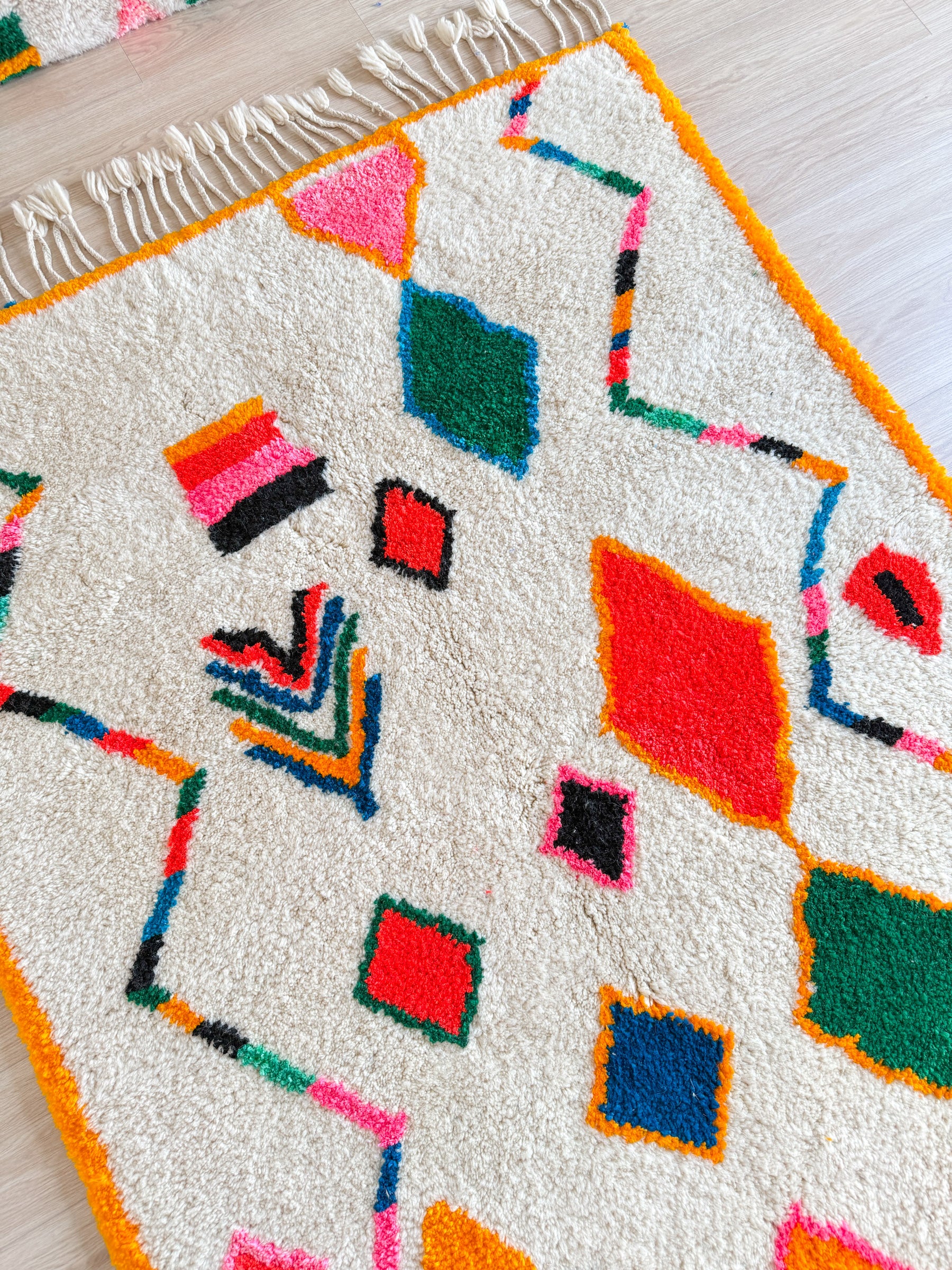 Tapis berbère coloré - n°1416