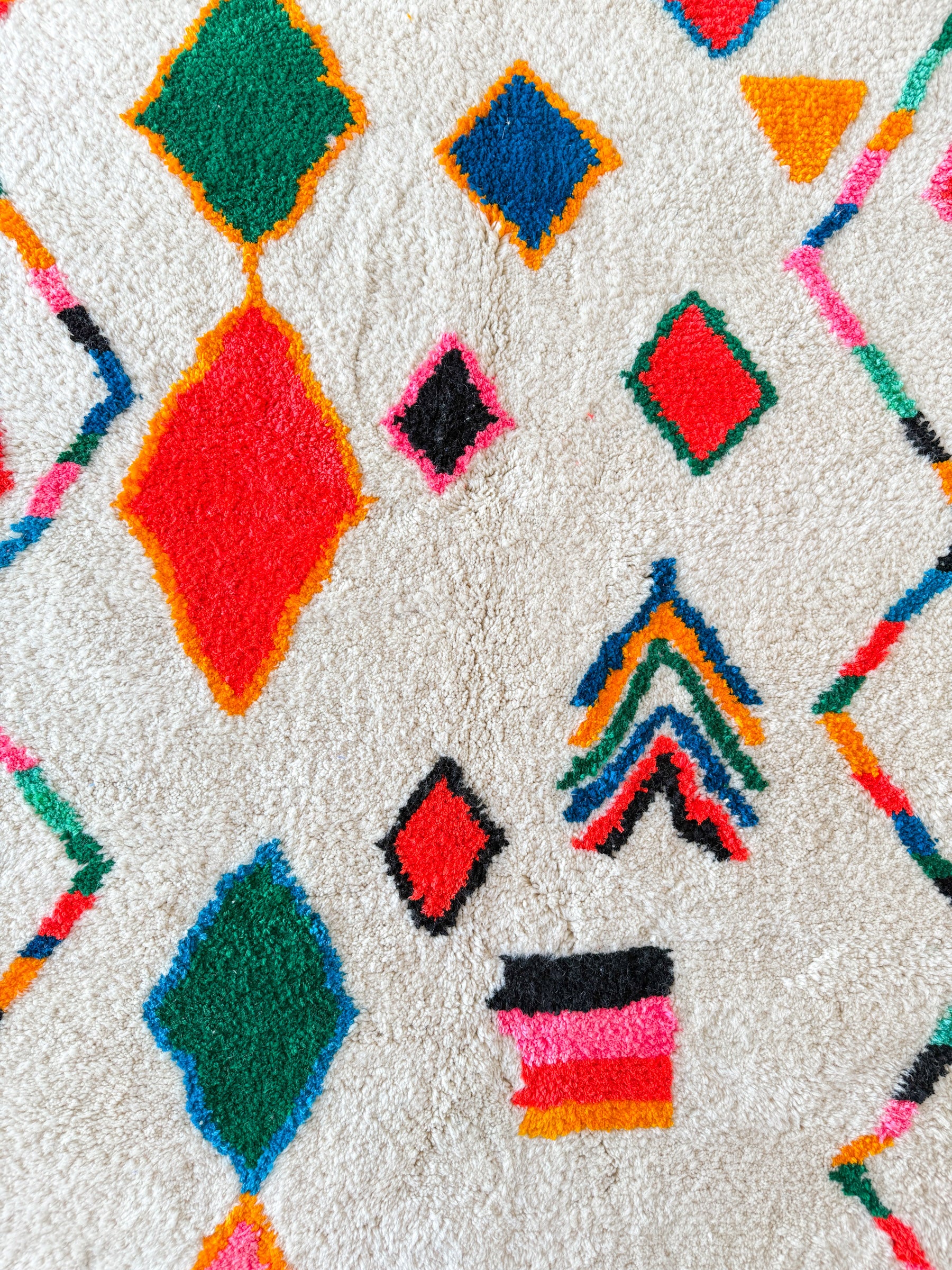 Colorful Berber carpet - n°1416