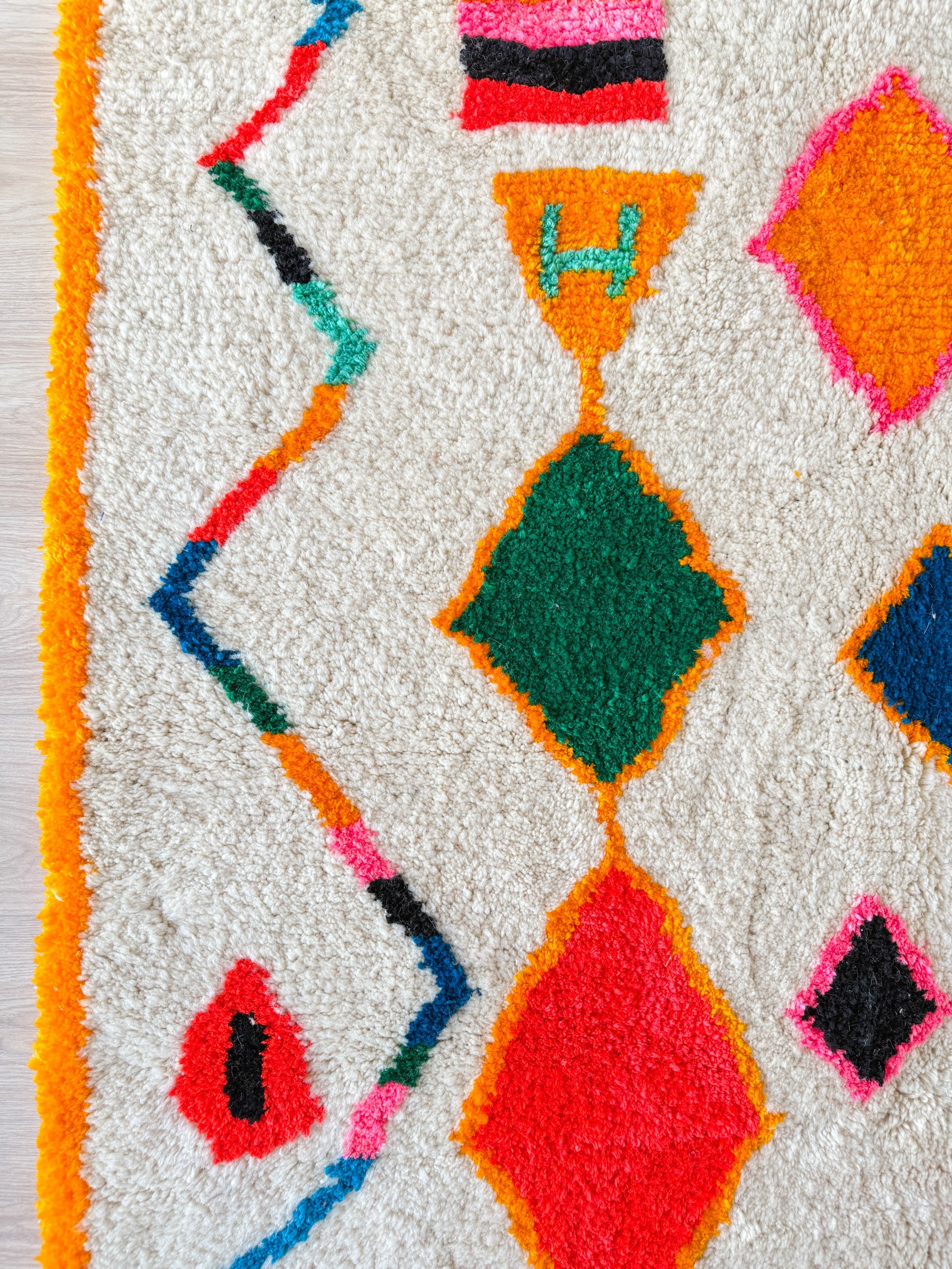 Tapis berbère coloré - n°1416