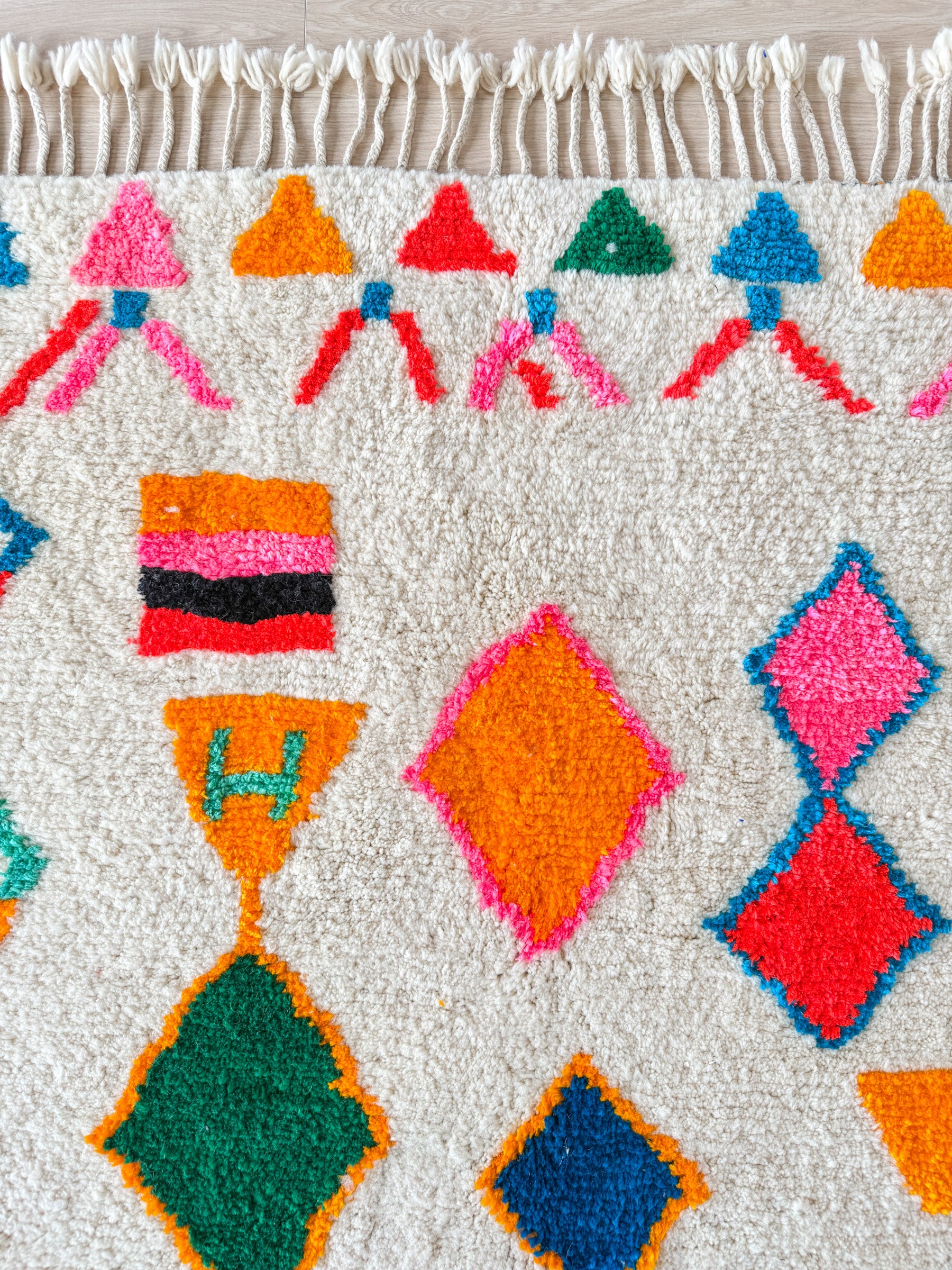 Colorful Berber carpet - n°1416