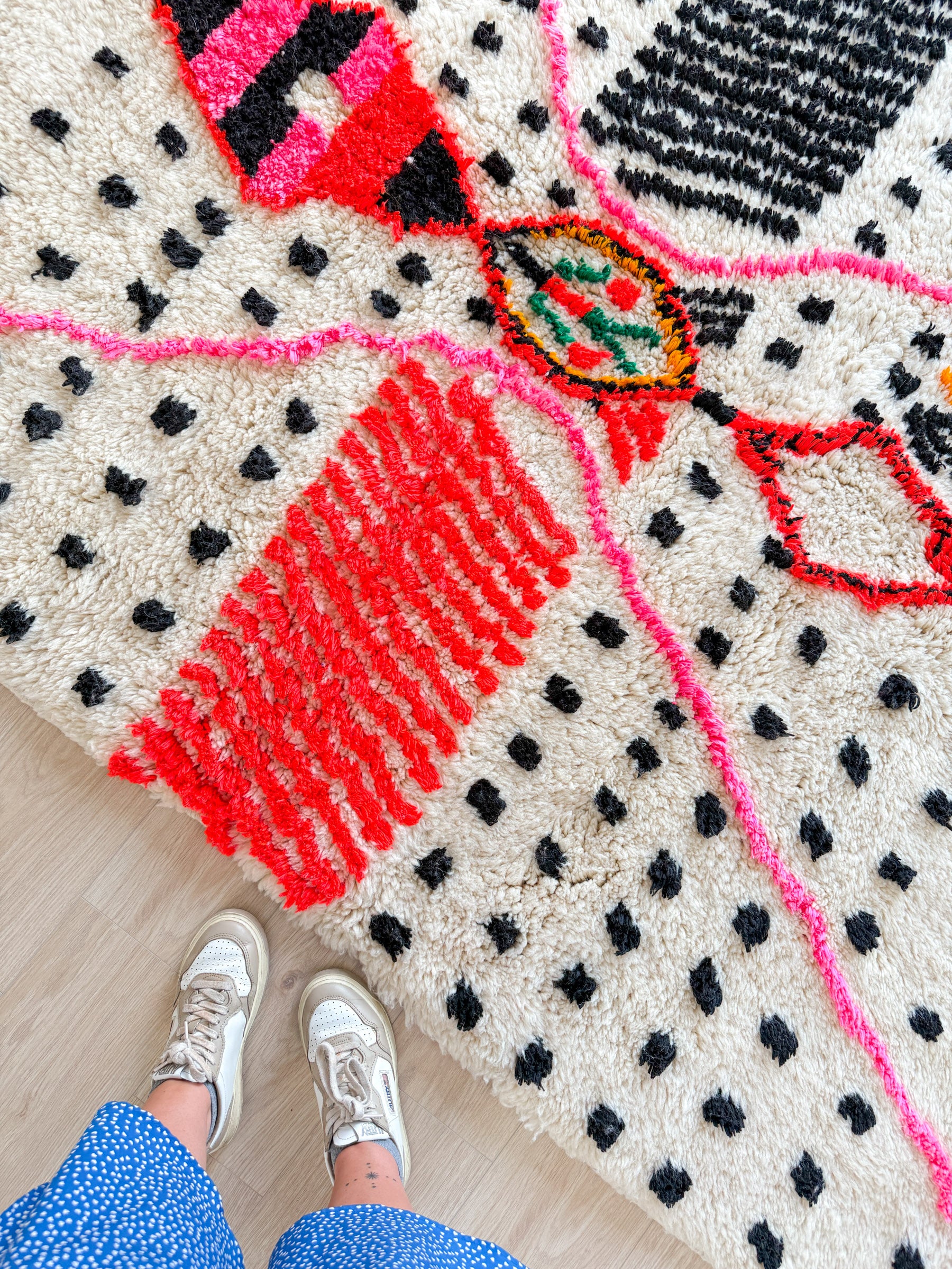 Farbenfroher Berberteppich 163 x 245 cm - Nr. 1985