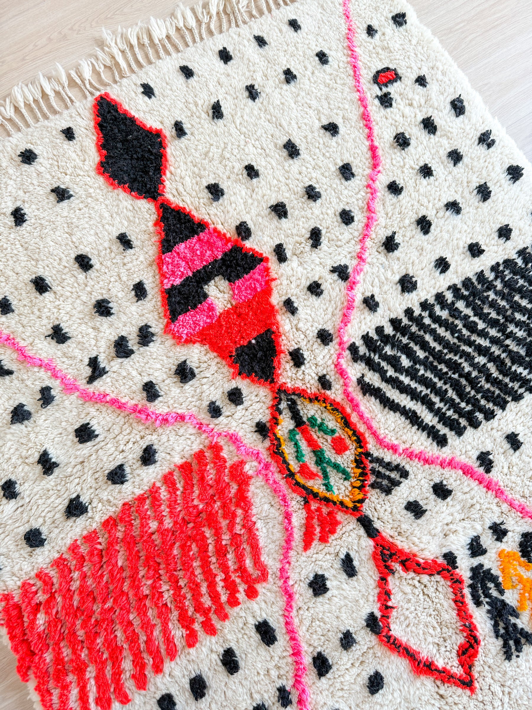 Farbenfroher Berberteppich 163 x 245 cm - Nr. 1985