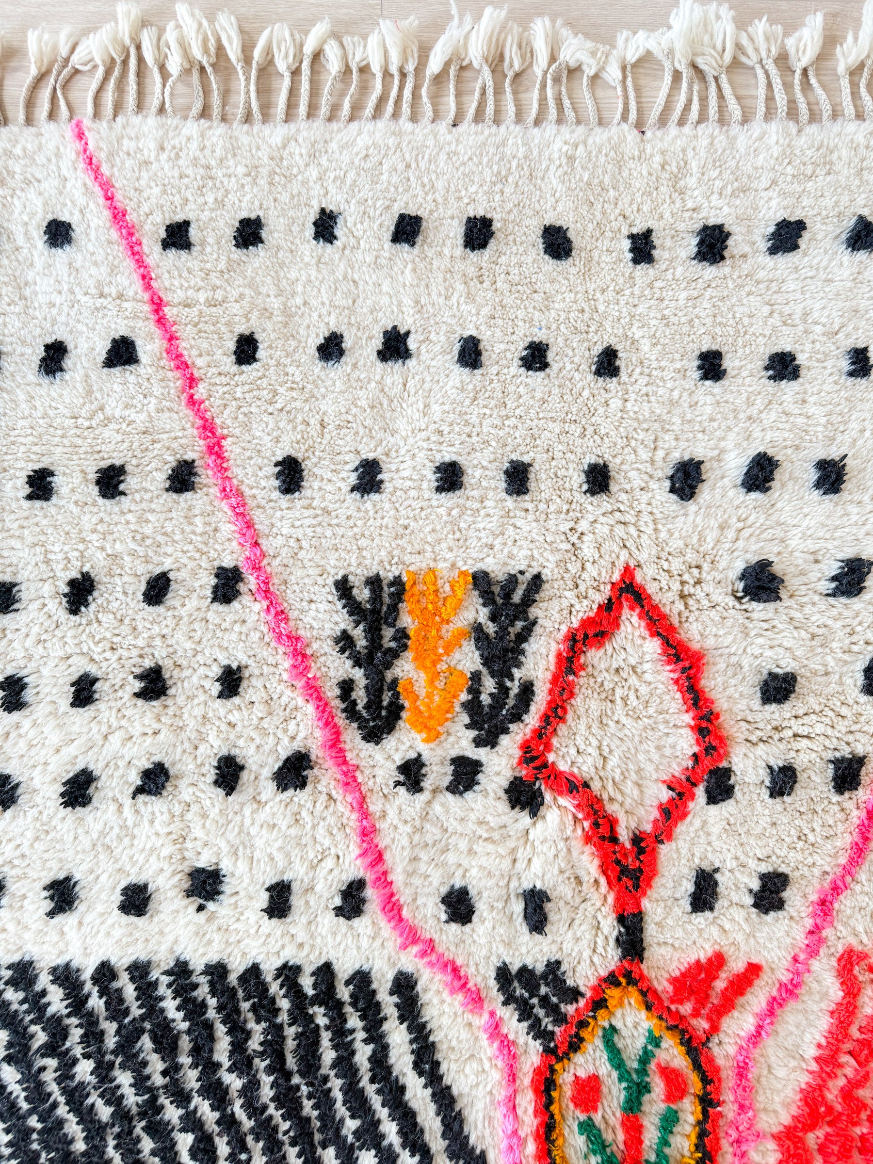 Farbenfroher Berberteppich 163 x 245 cm - Nr. 1985