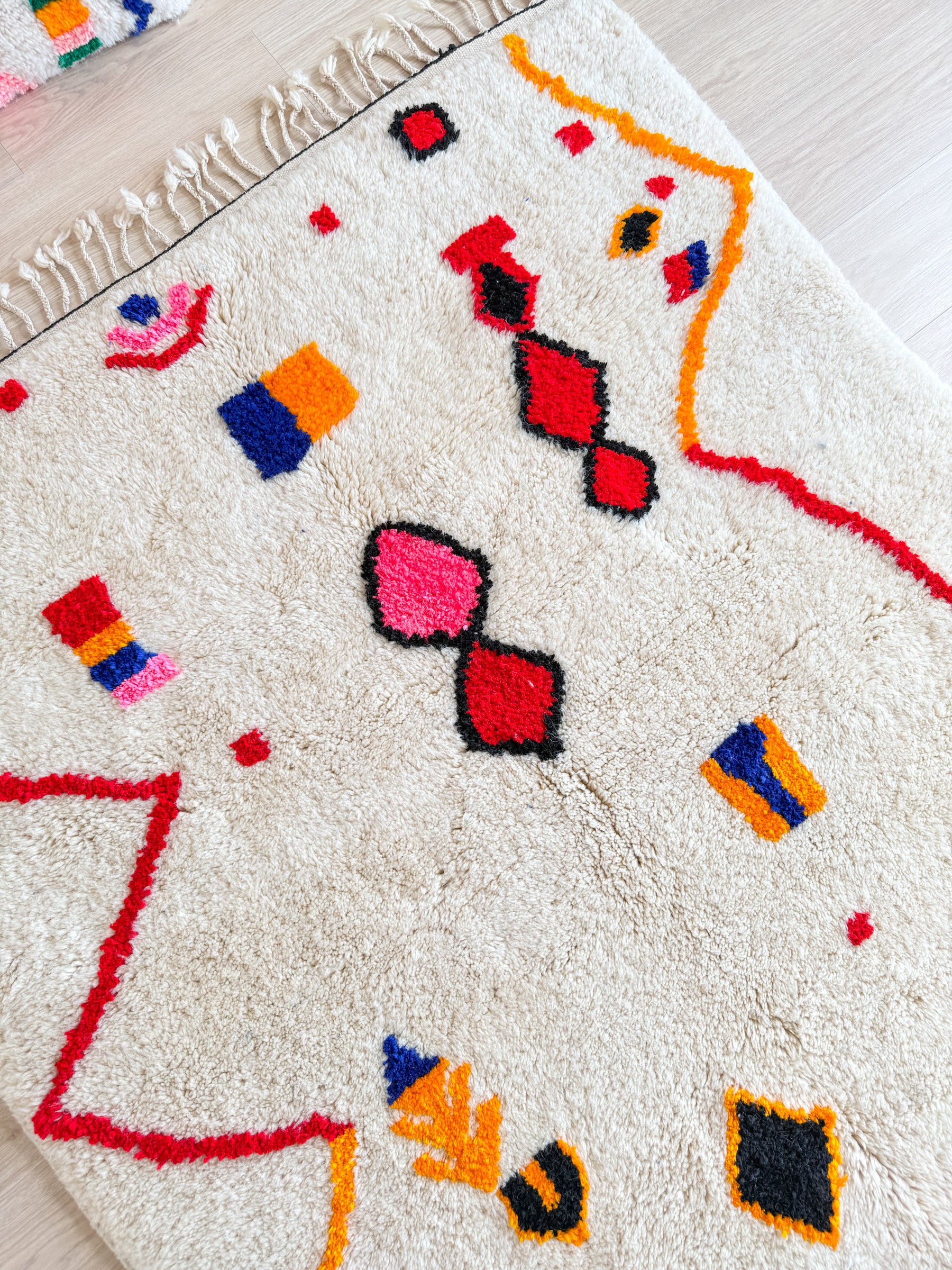 Farbenfroher Berberteppich 151 x 242 cm - Nr. 1924