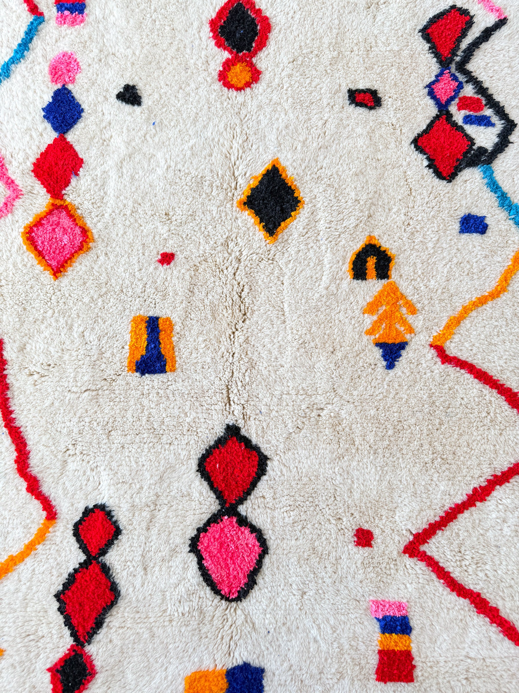 Farbenfroher Berberteppich 151 x 242 cm - Nr. 1924