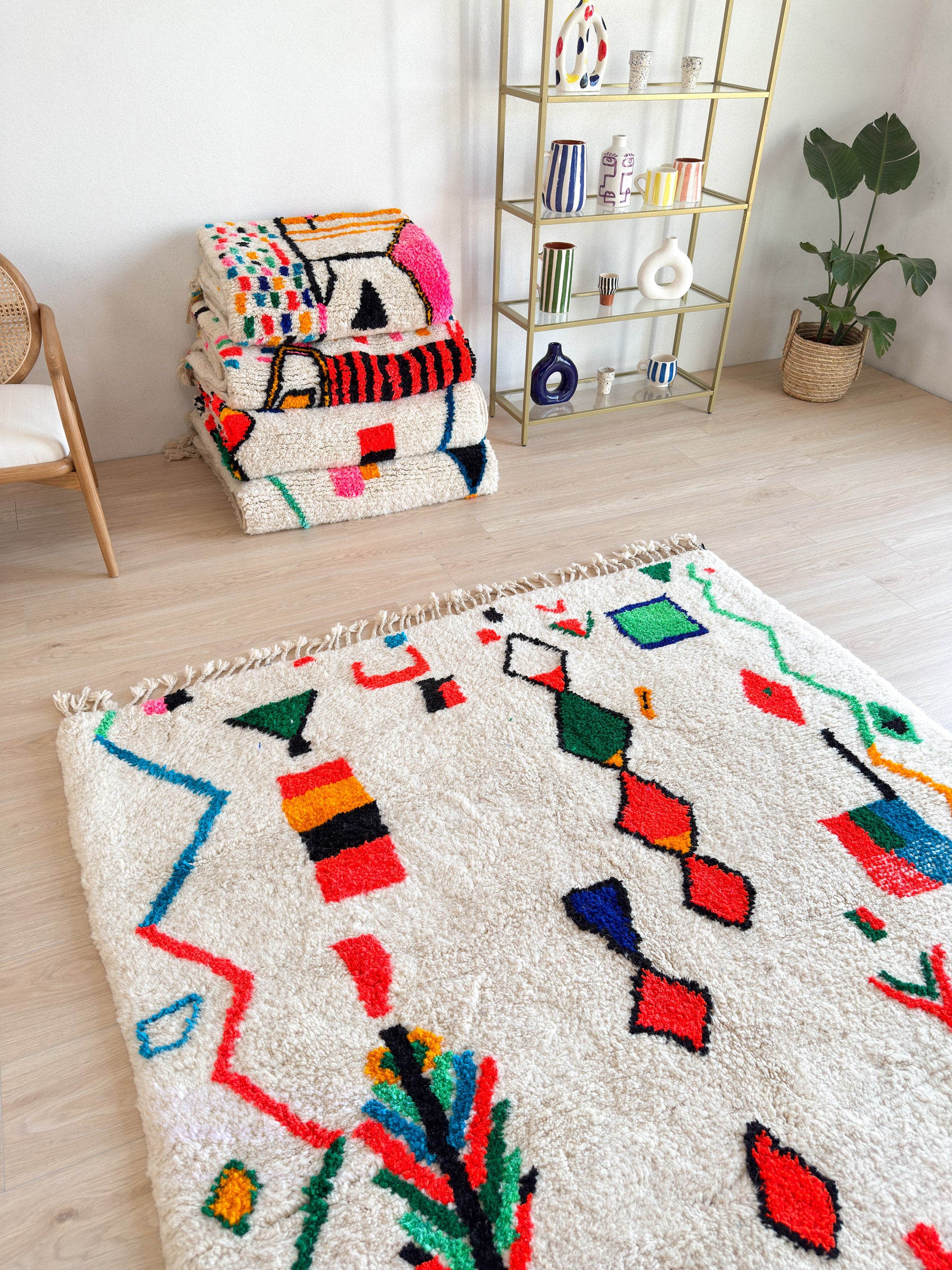 Colorful Berber Rug 175 x 288 cm - n°1767