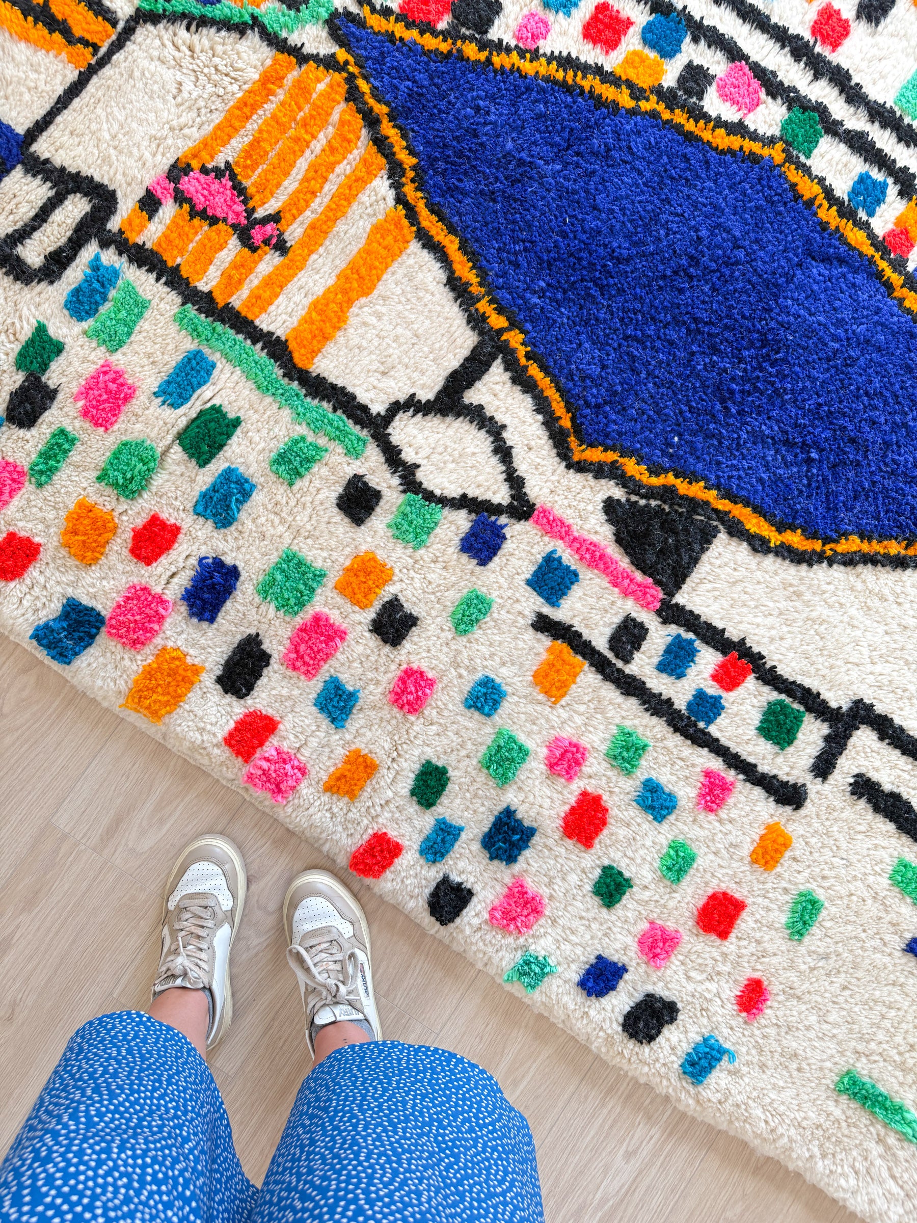 Tapis berbère coloré 161 x 278 cm - n°2012