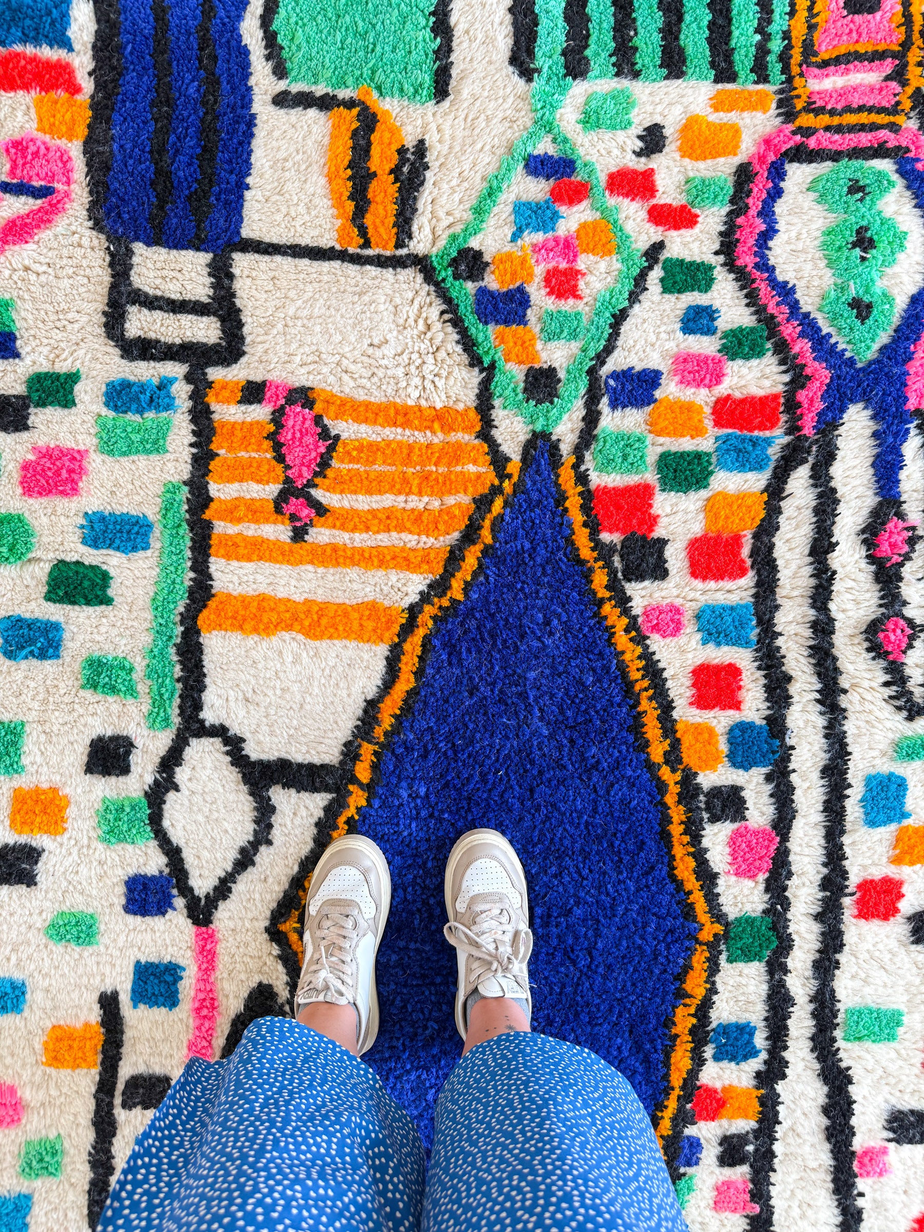 Tapis berbère coloré 161 x 278 cm - n°2012