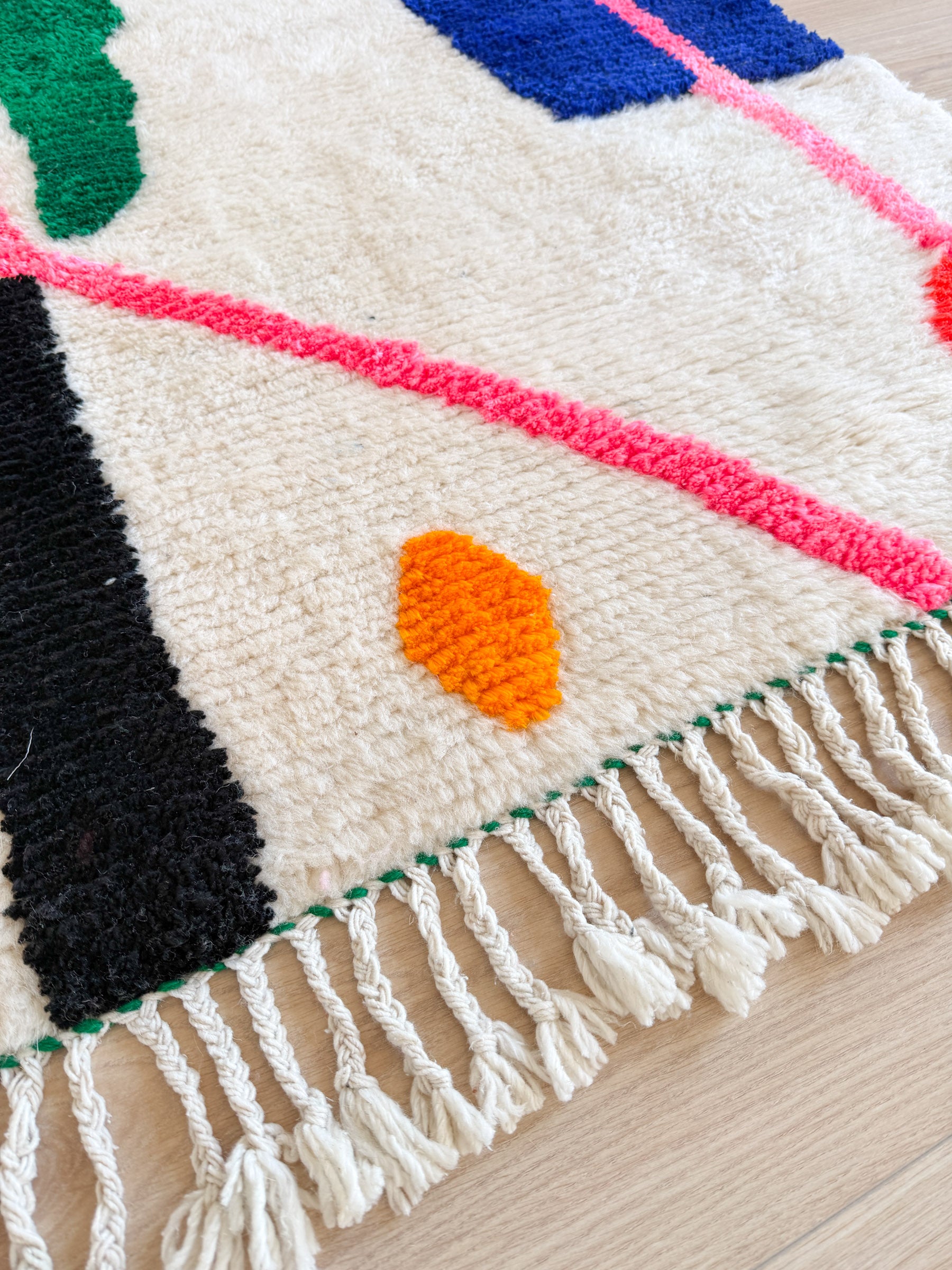 Tapis berbère coloré 99 x 162 cm - n°2463