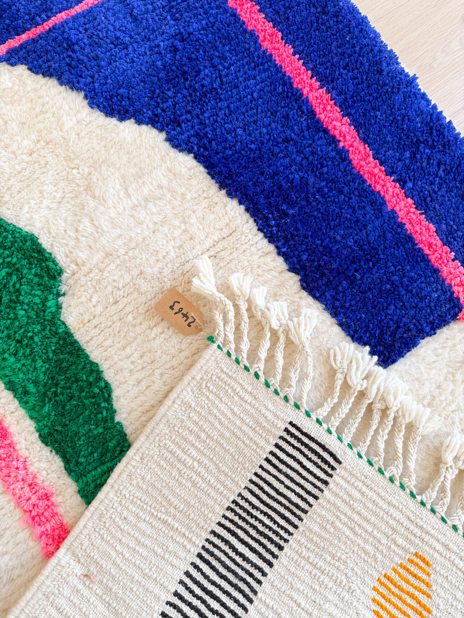 Tapis berbère coloré 99 x 162 cm - n°2463