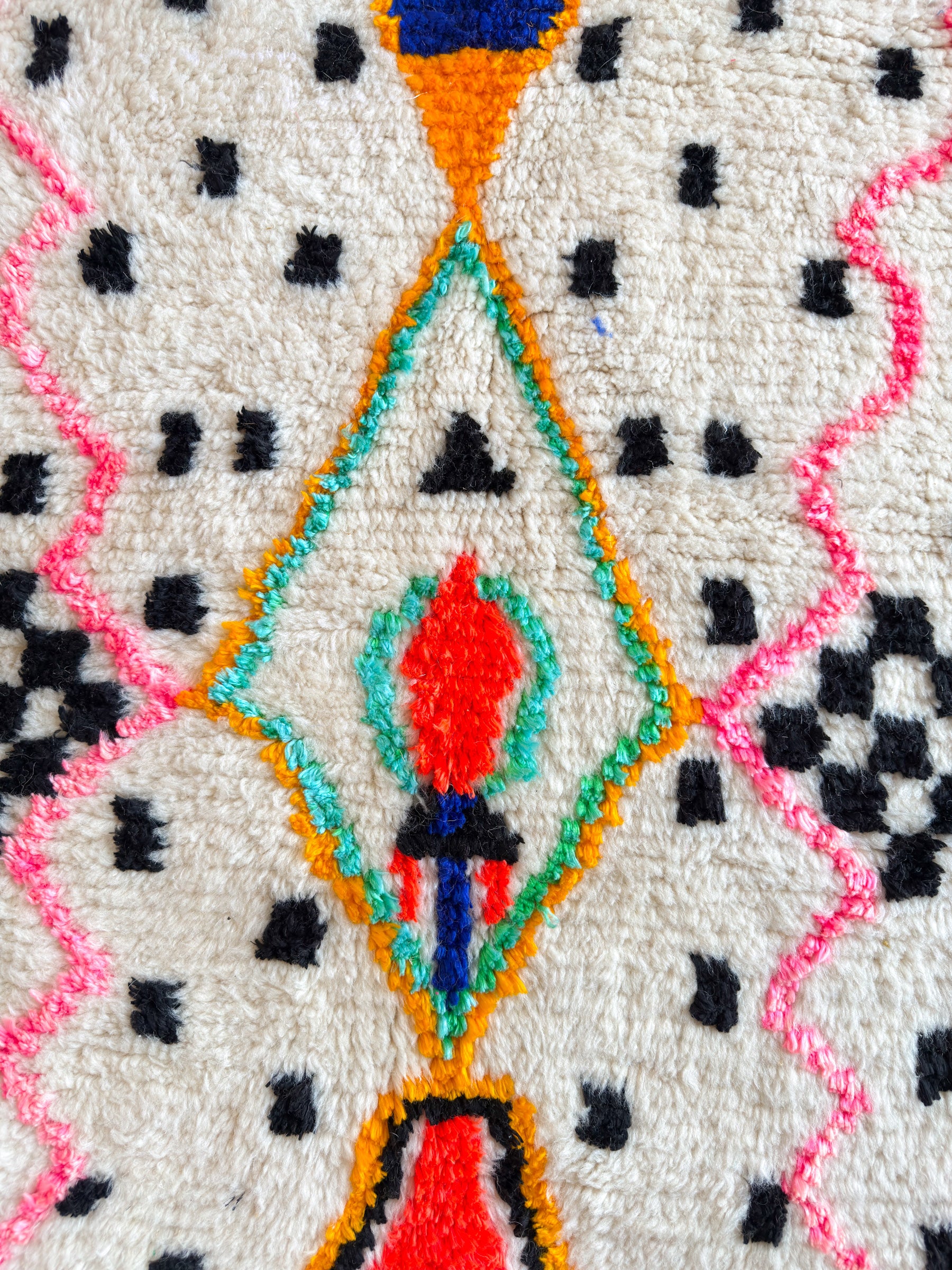 Tapis berbère coloré - n°626