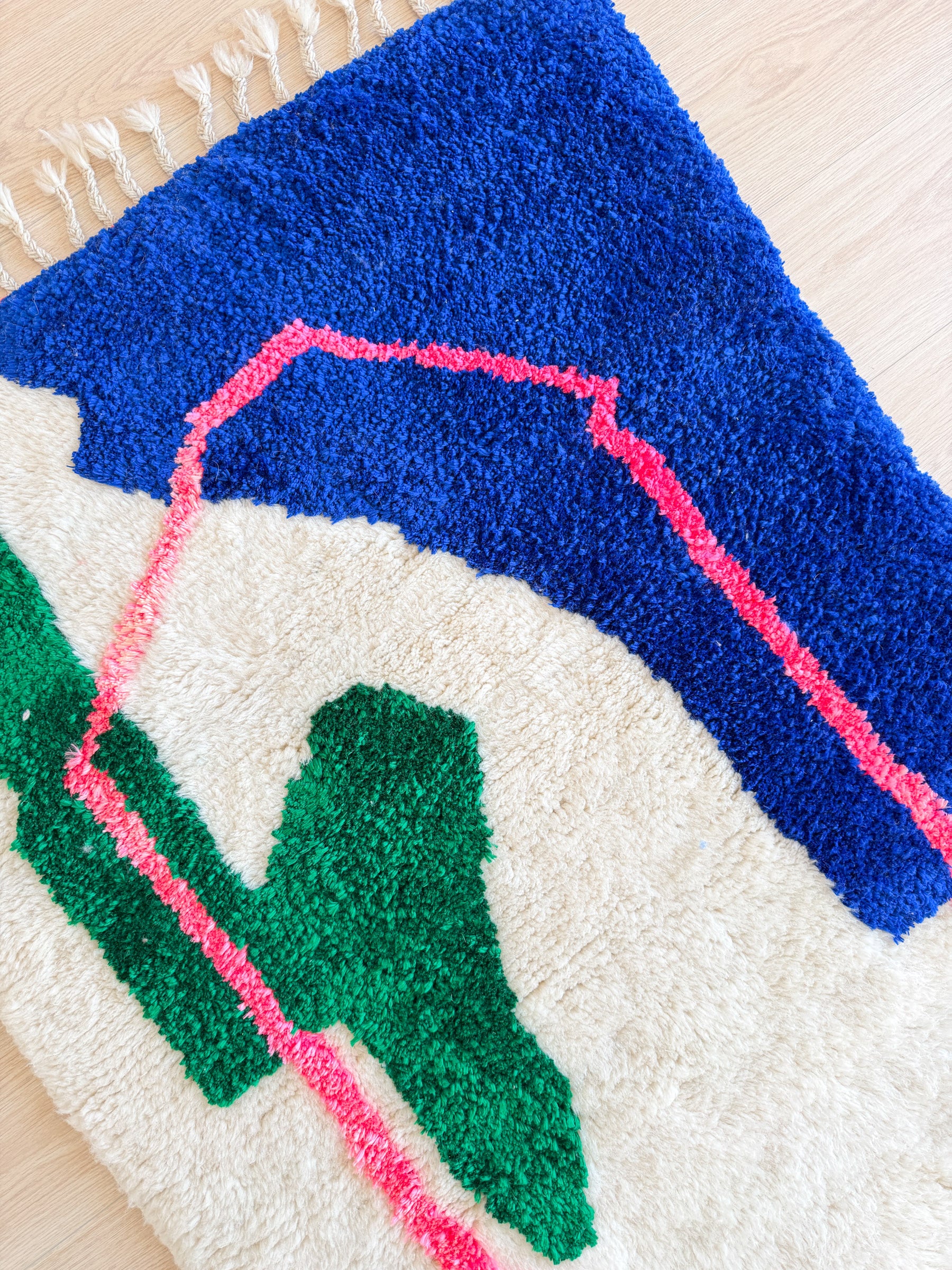 Tapis berbère coloré 96 x 169 cm - n°2457