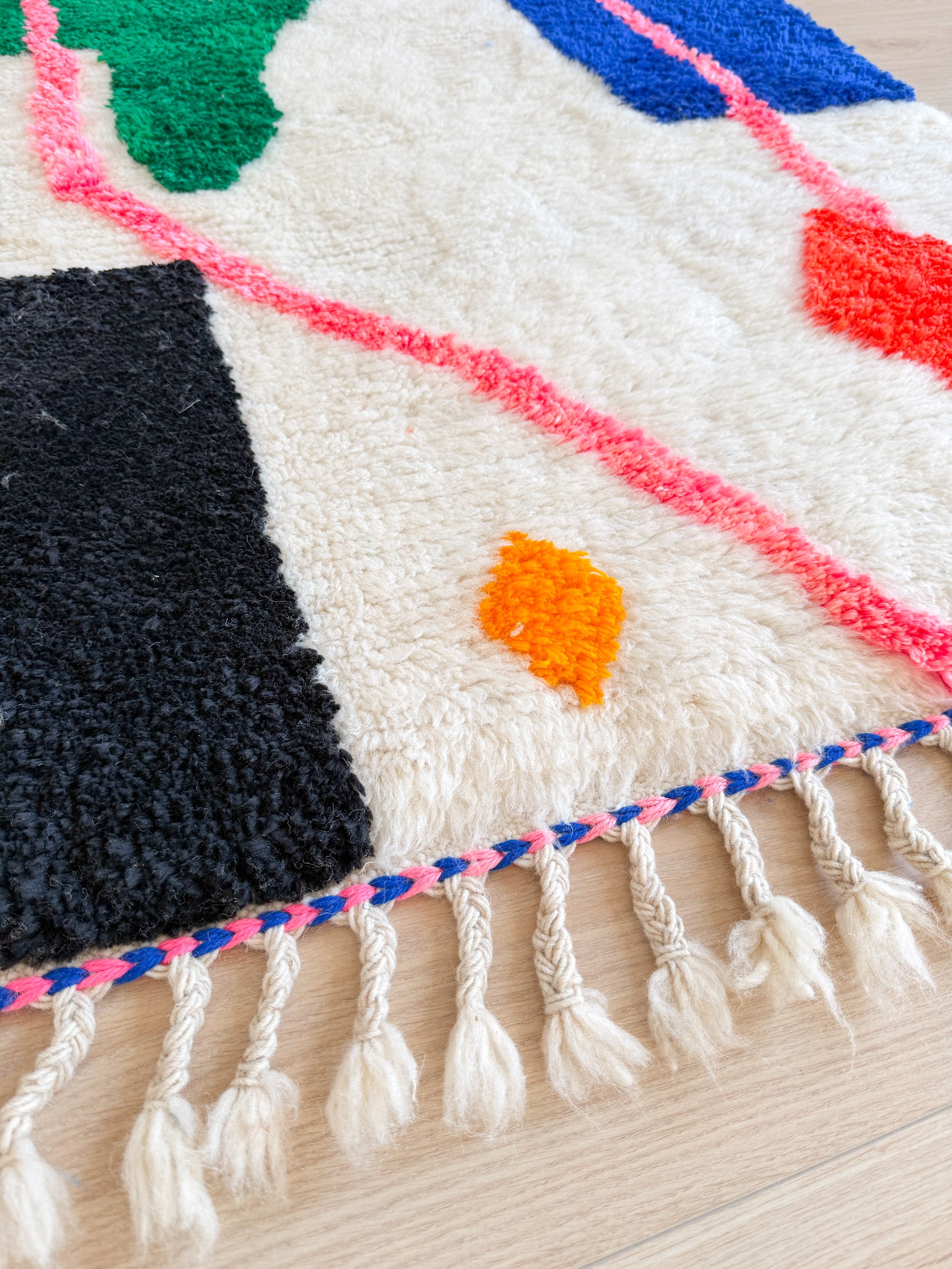 Tapis berbère coloré 96 x 169 cm - n°2457