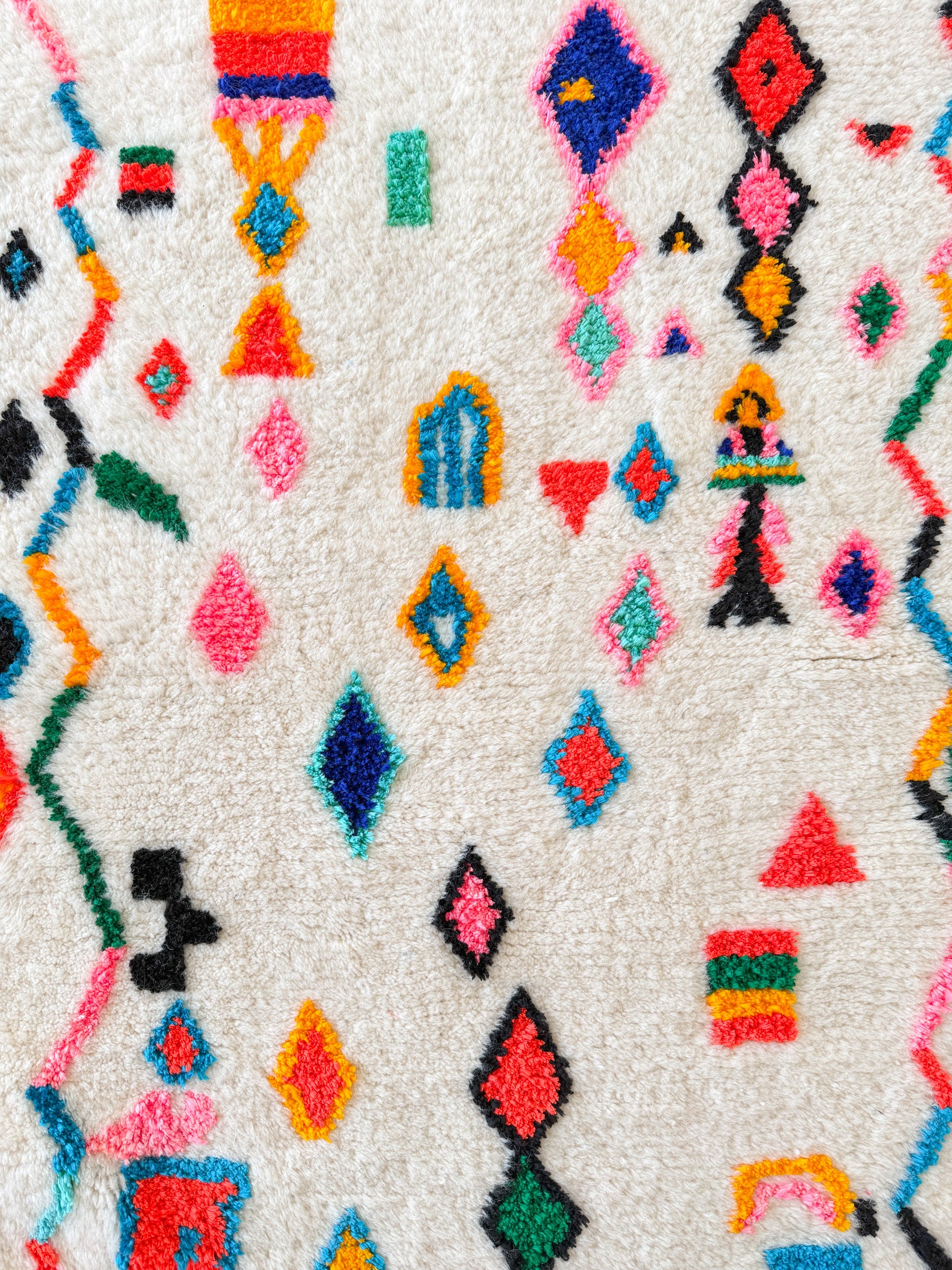 Tapis berbère coloré 103 x 170 cm - n°2432