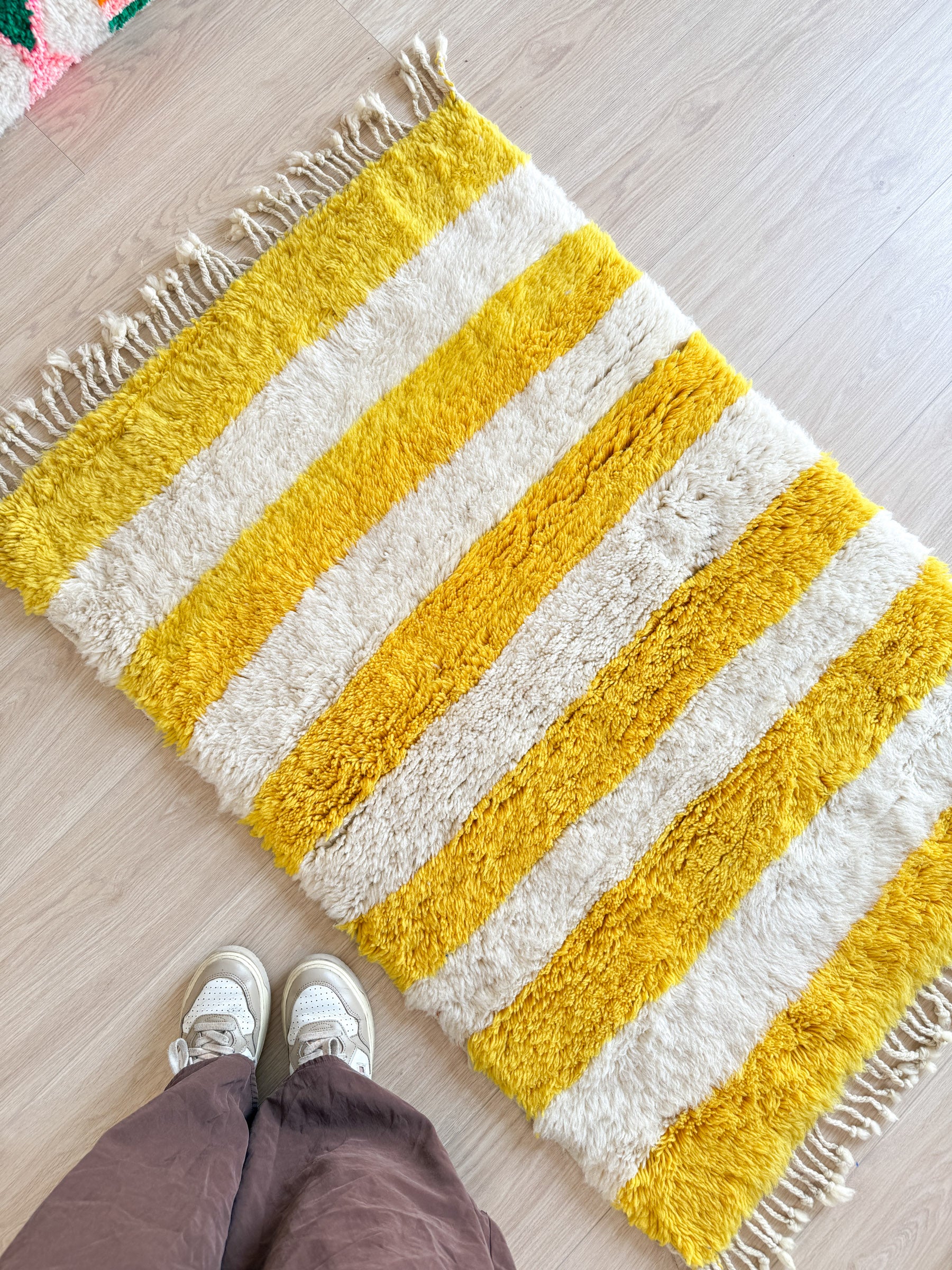 Bunter Berberteppich 83 x 133 cm - Nr. 1916