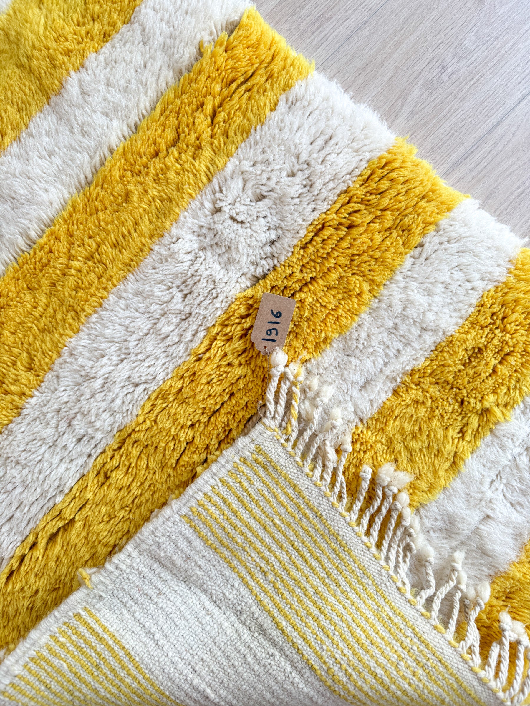 Bunter Berberteppich 83 x 133 cm - Nr. 1916