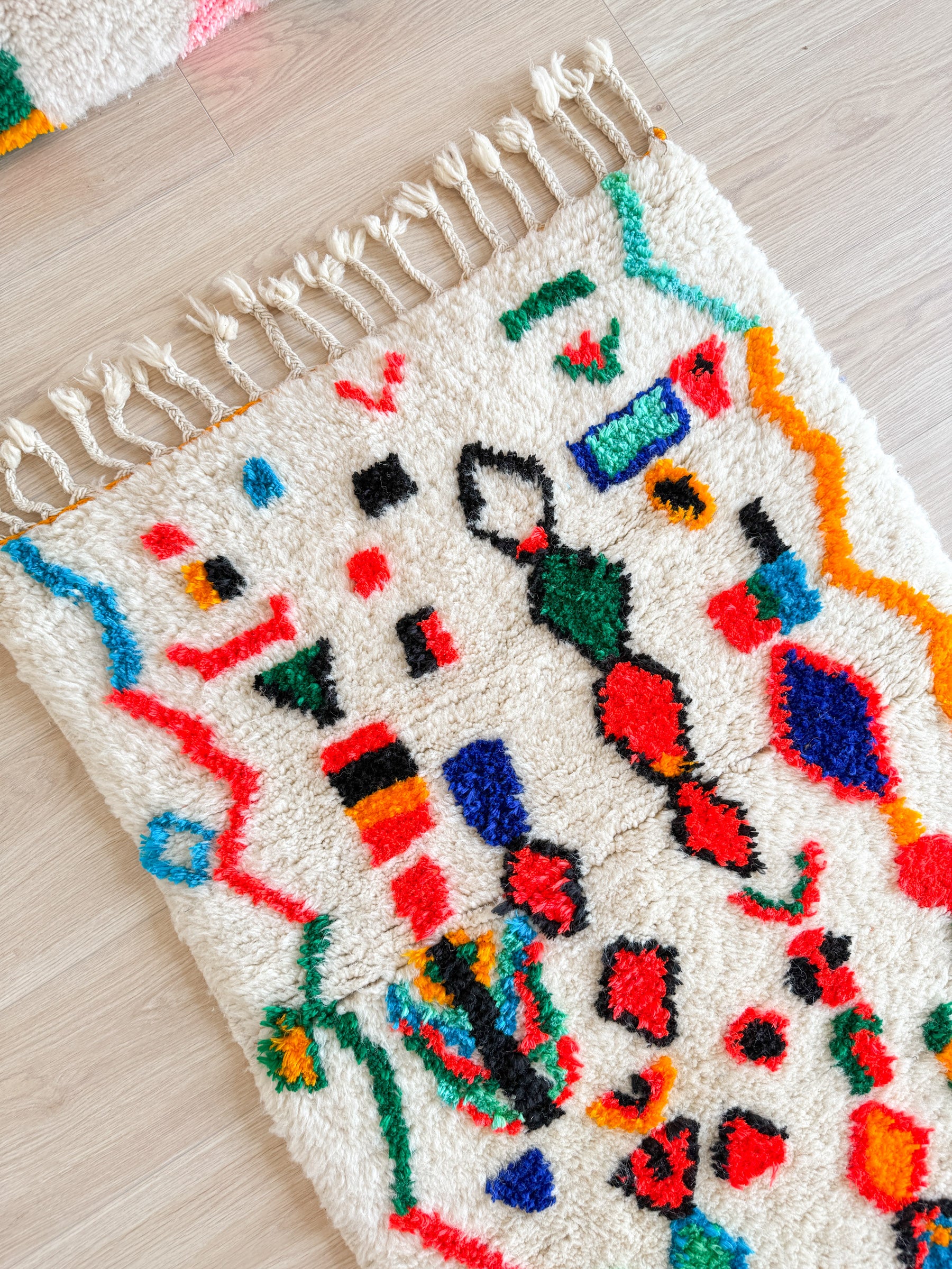 Tapis berbère coloré 79 x 130 cm - n°2130