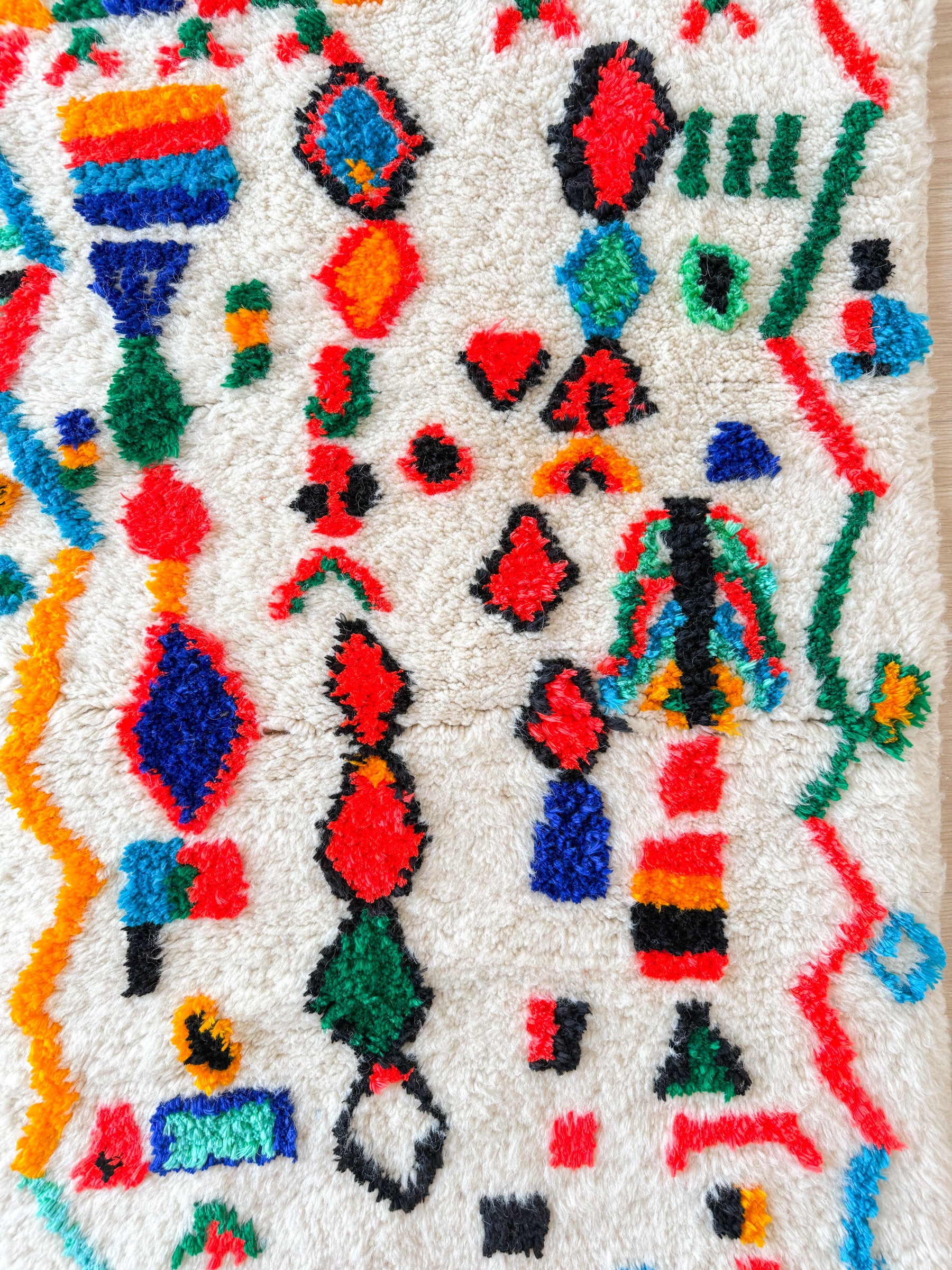 Tapis berbère coloré 79 x 130 cm - n°2130