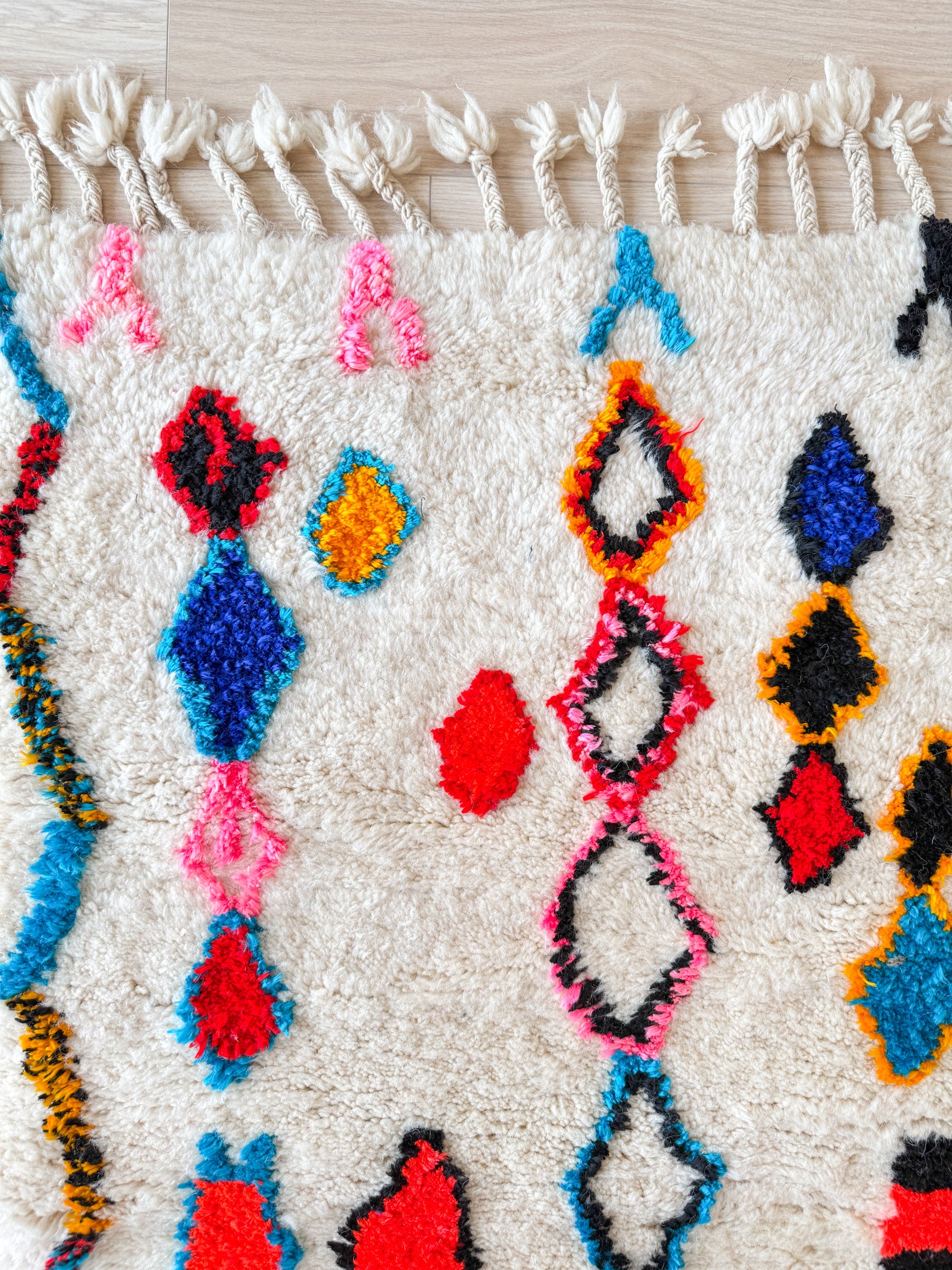 Tapis berbère coloré 97 x 150 cm - n°2031