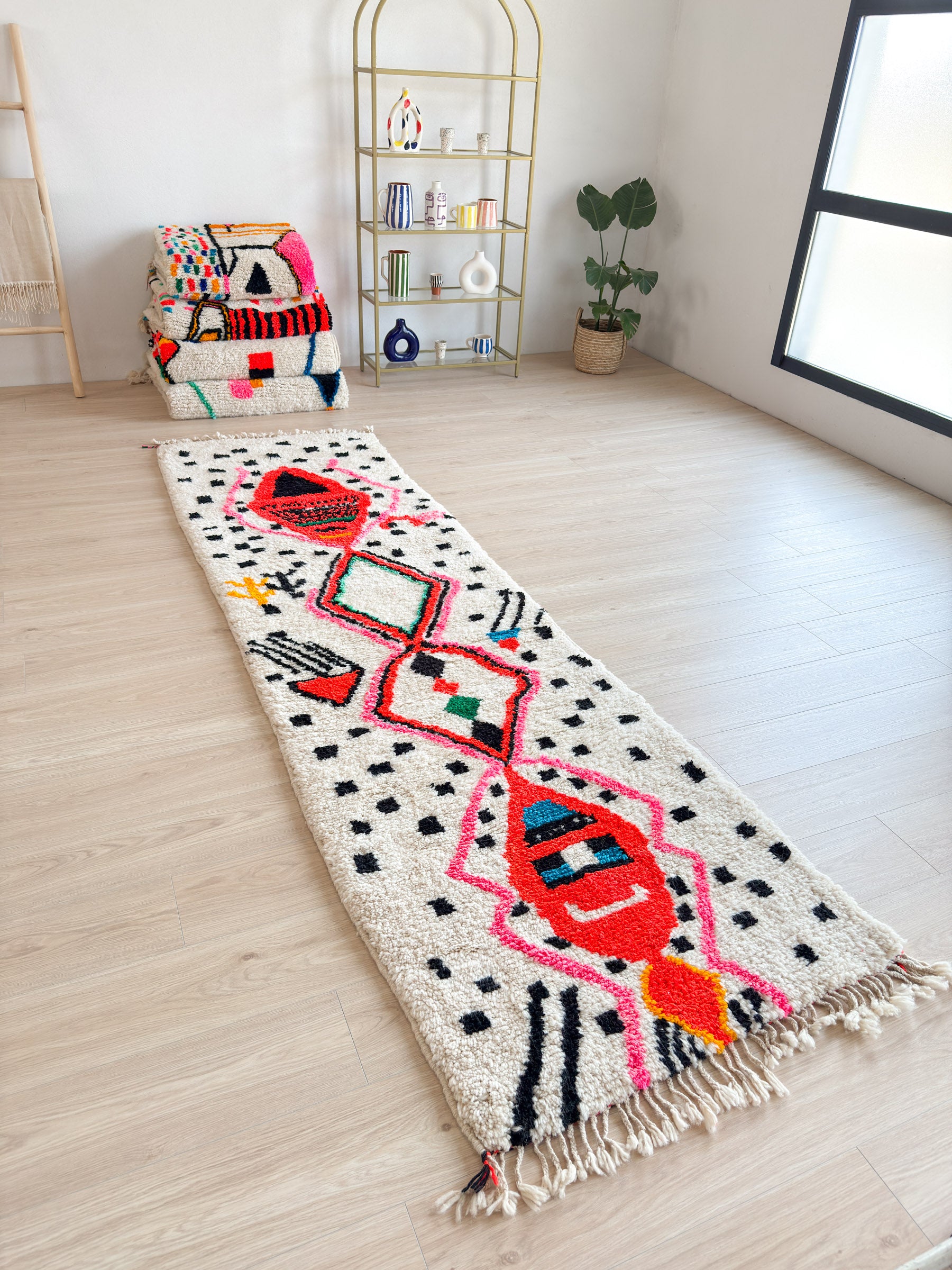 Tapis Berbère de Couloir 94 x 334 cm - n°1898