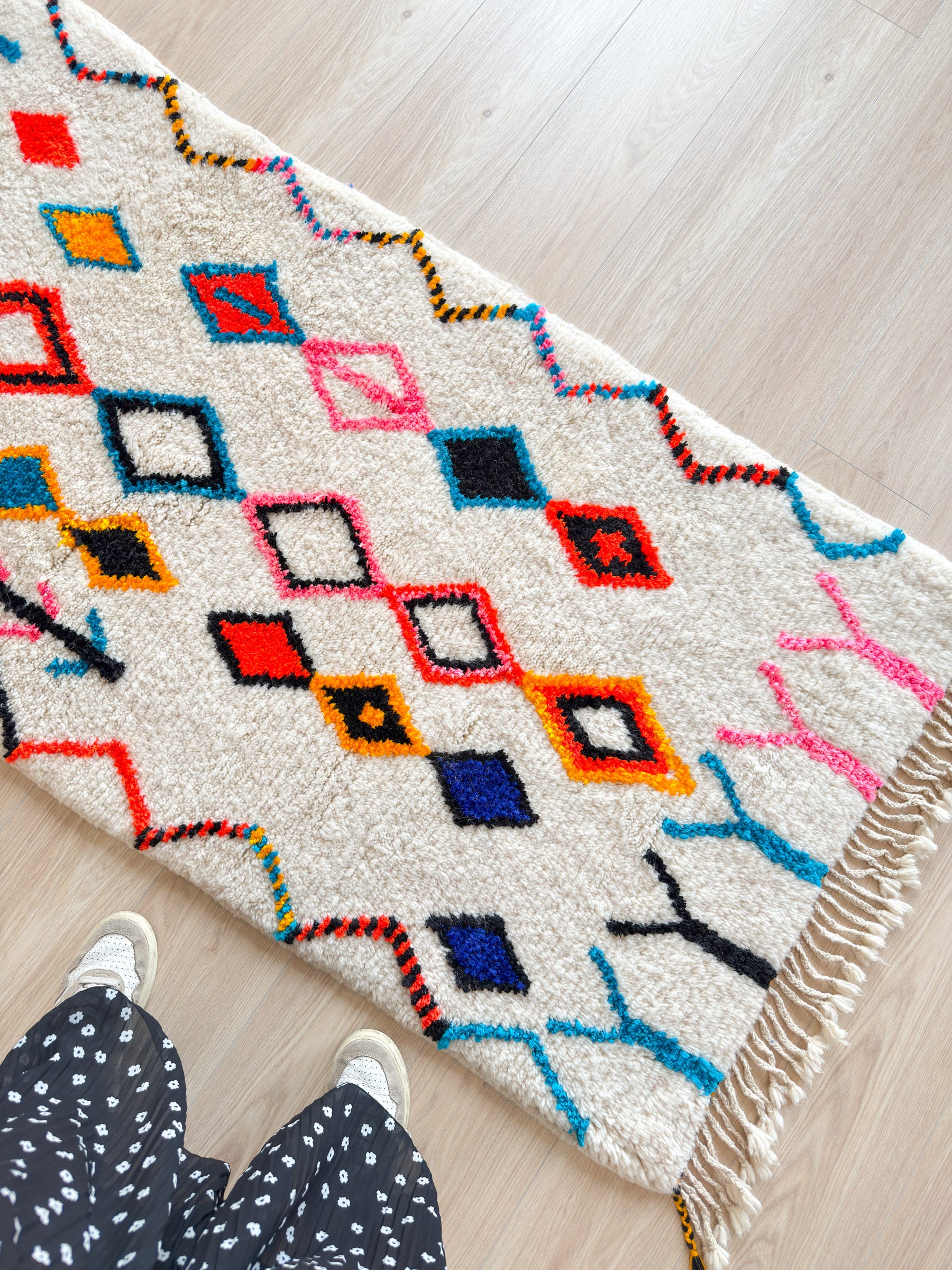 Bunter Berber-Flurteppich – Nr. 1351