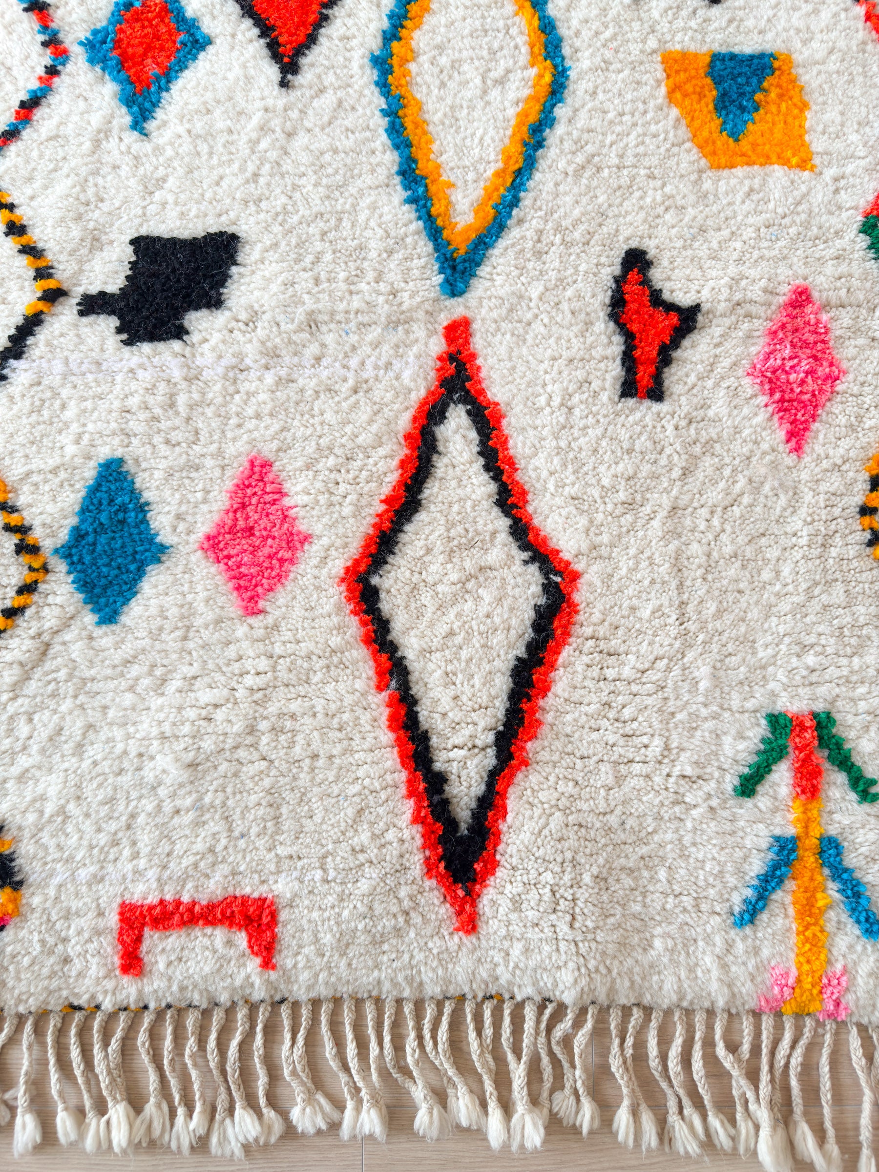 Bunter Berber-Flurteppich – Nr. 1351